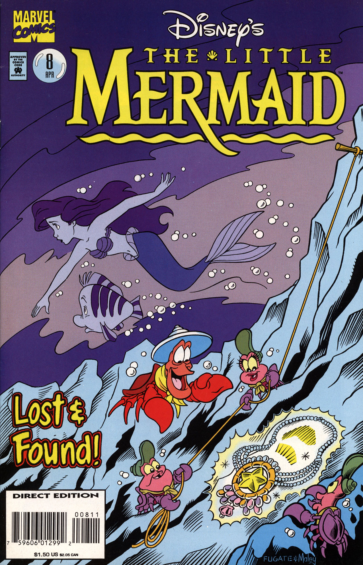 Read online Disney's The Little Mermaid comic -  Issue #8 - 1