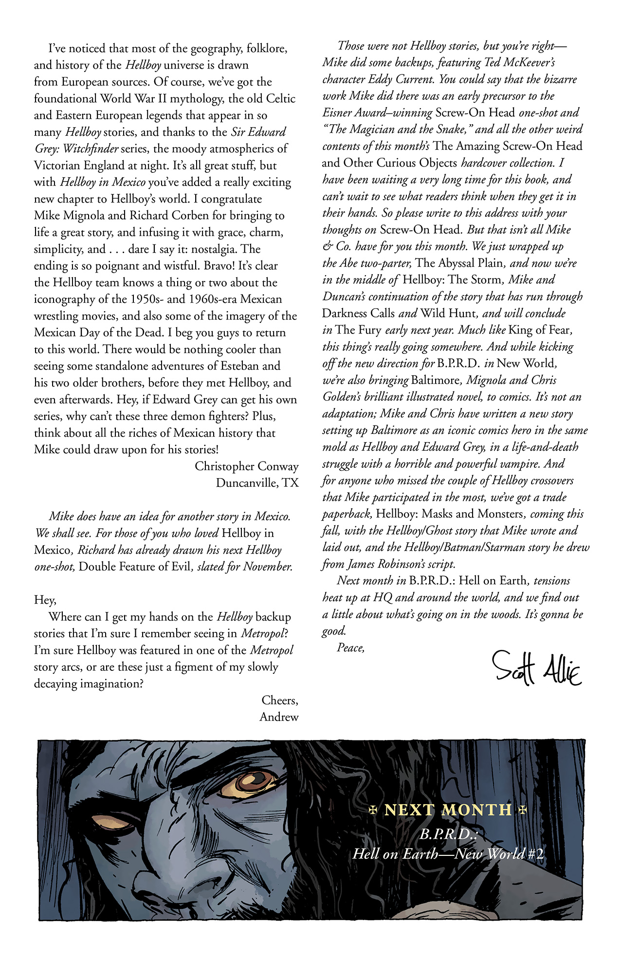 Read online B.P.R.D.: Hell on Earth - New World comic -  Issue #1 - 25