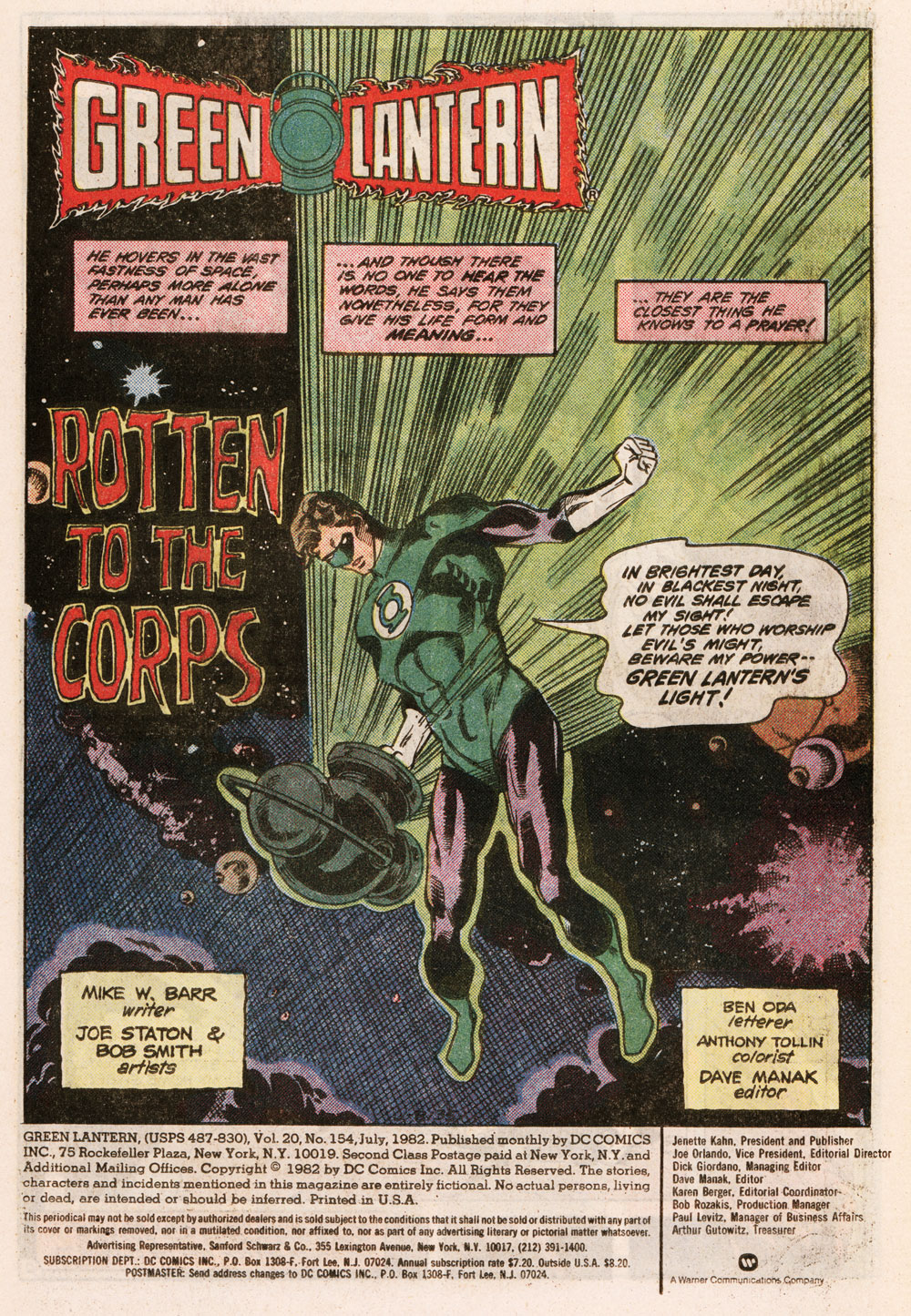 Read online Green Lantern (1960) comic -  Issue #154 - 2