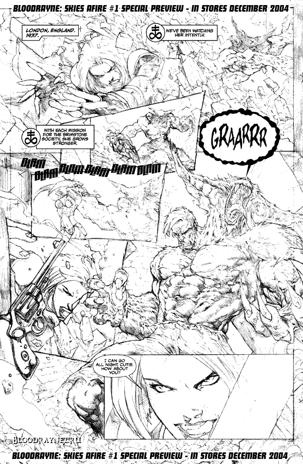 Read online BloodRayne: Skies Afire comic -  Issue # _Preview - 36