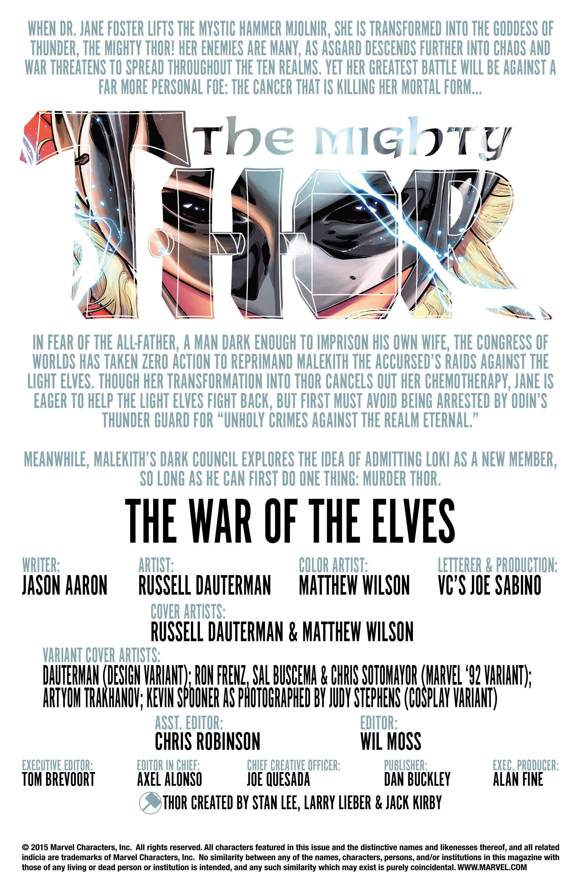 Read online Mighty Thor (2016) comic -  Issue #2 - 2