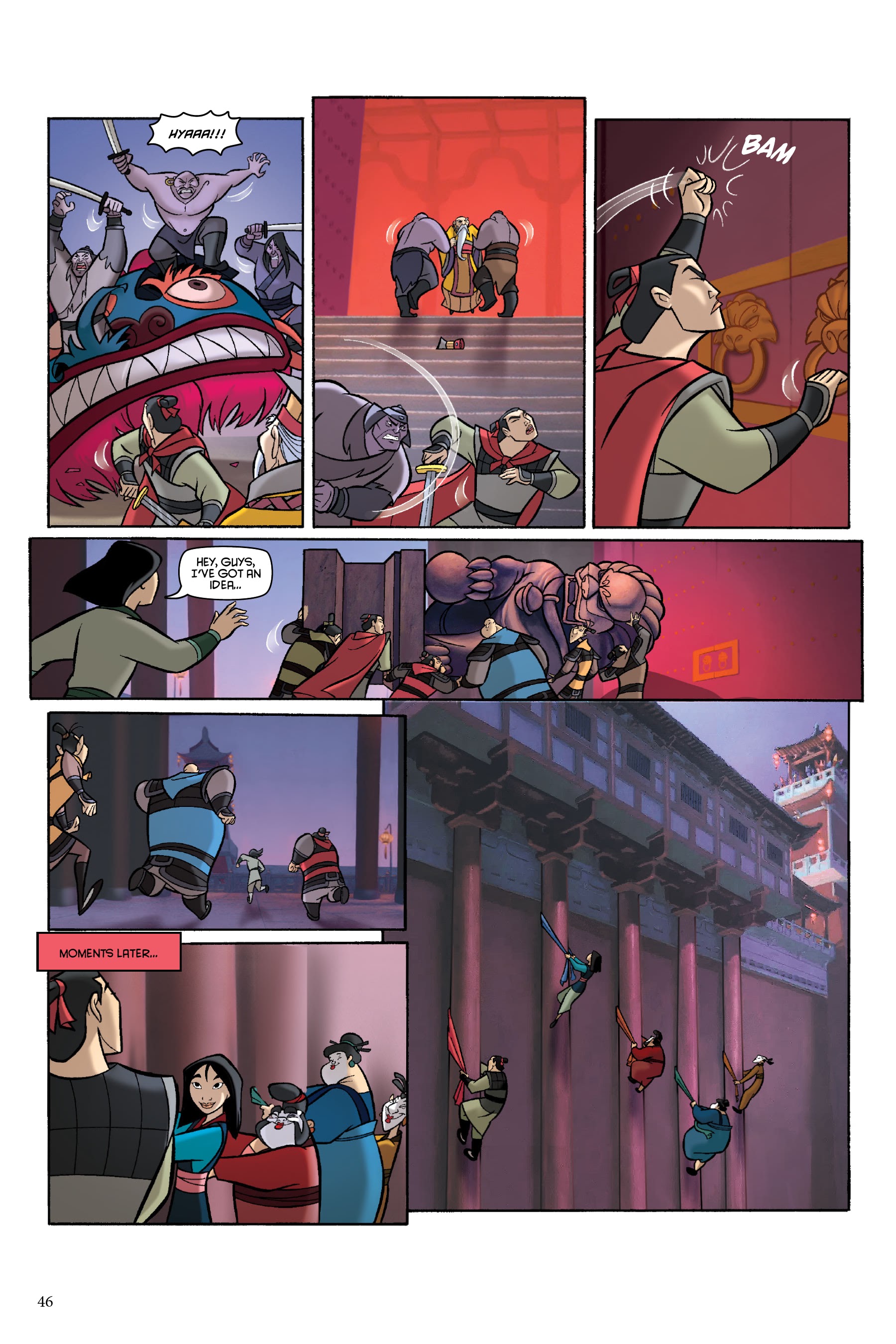 Read online Disney Mulan: The Story of the Movie in Comics comic -  Issue # TPB - 46