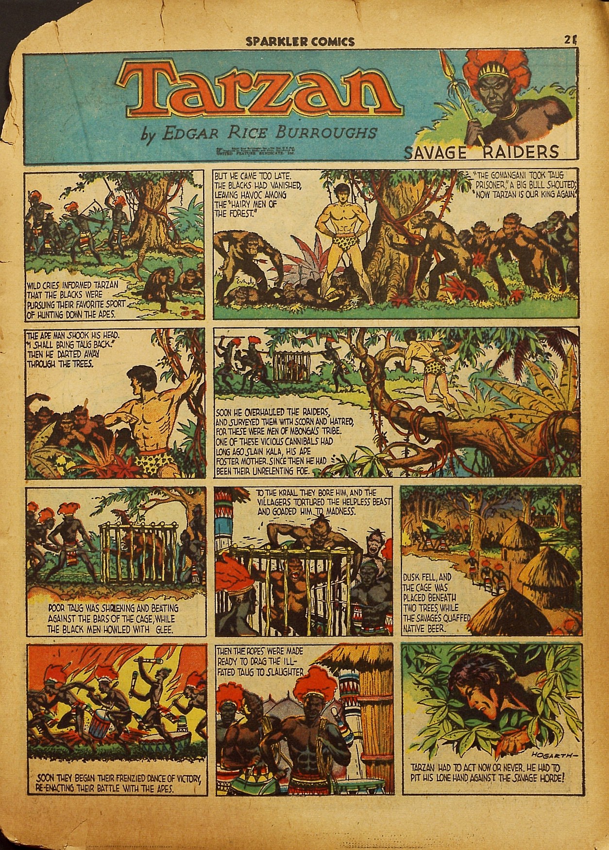 Read online Sparkler Comics comic -  Issue #1 - 24