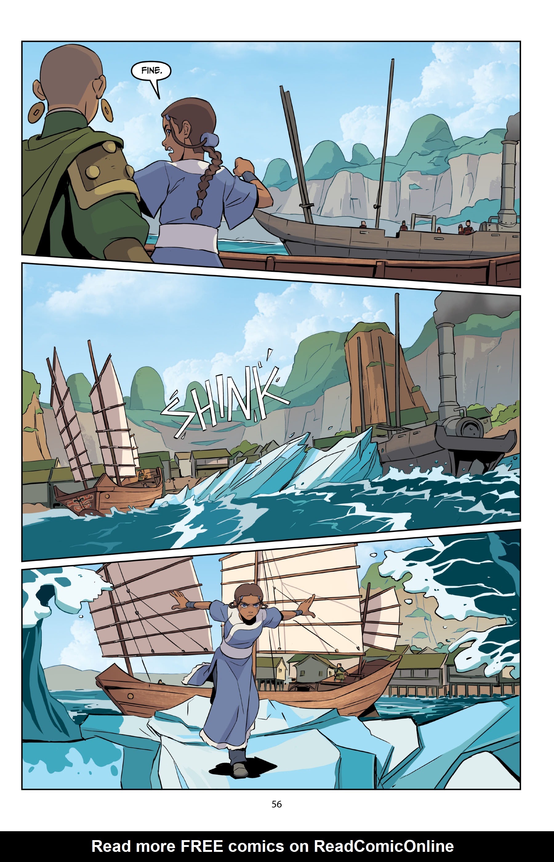 Read online Avatar: The Last Airbender—Katara and the Pirate's Silver comic -  Issue # TPB - 57