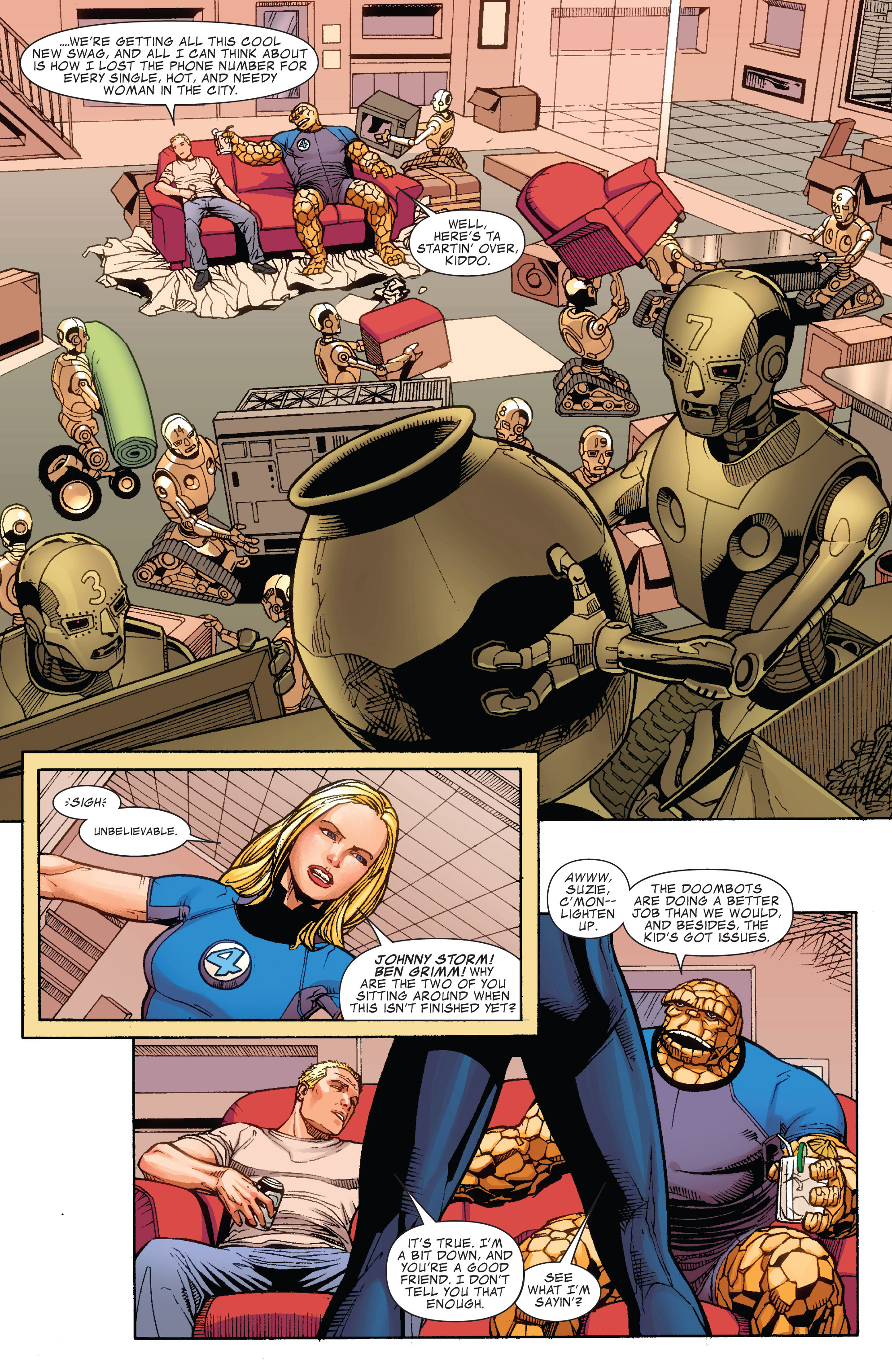 Read online Dark Reign: Fantastic Four comic -  Issue #1 - 7