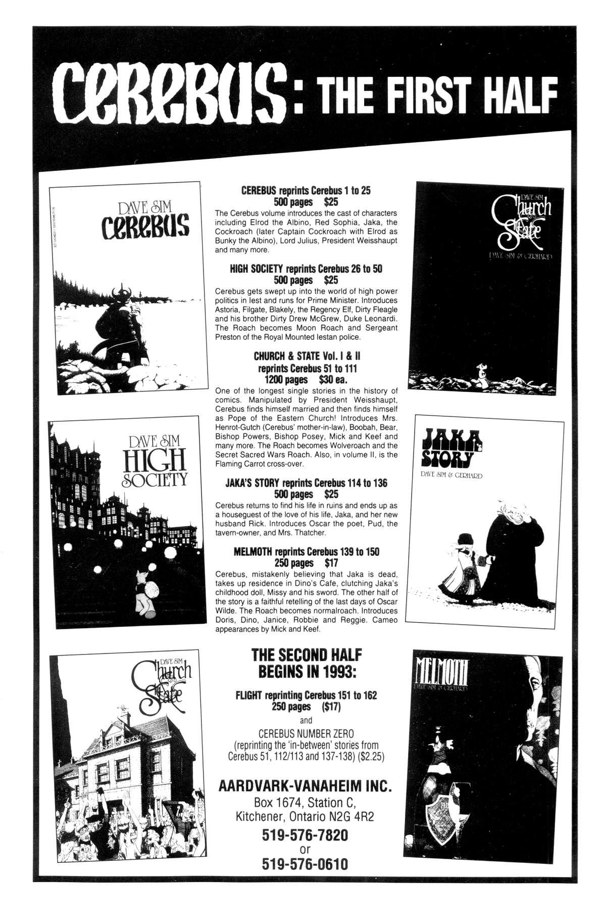 Read online Cerebus comic -  Issue #172 - 32