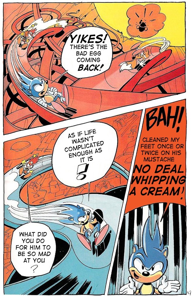 Read online Sonic Adventures: Dans Les Griffes De Robotnik comic -  Issue # Full - 50