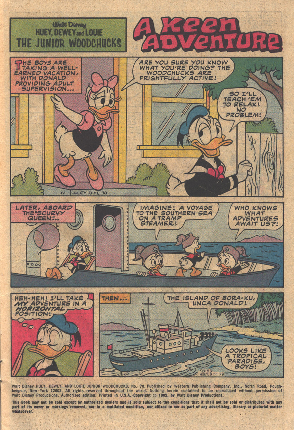 Read online Huey, Dewey, and Louie Junior Woodchucks comic -  Issue #78 - 3