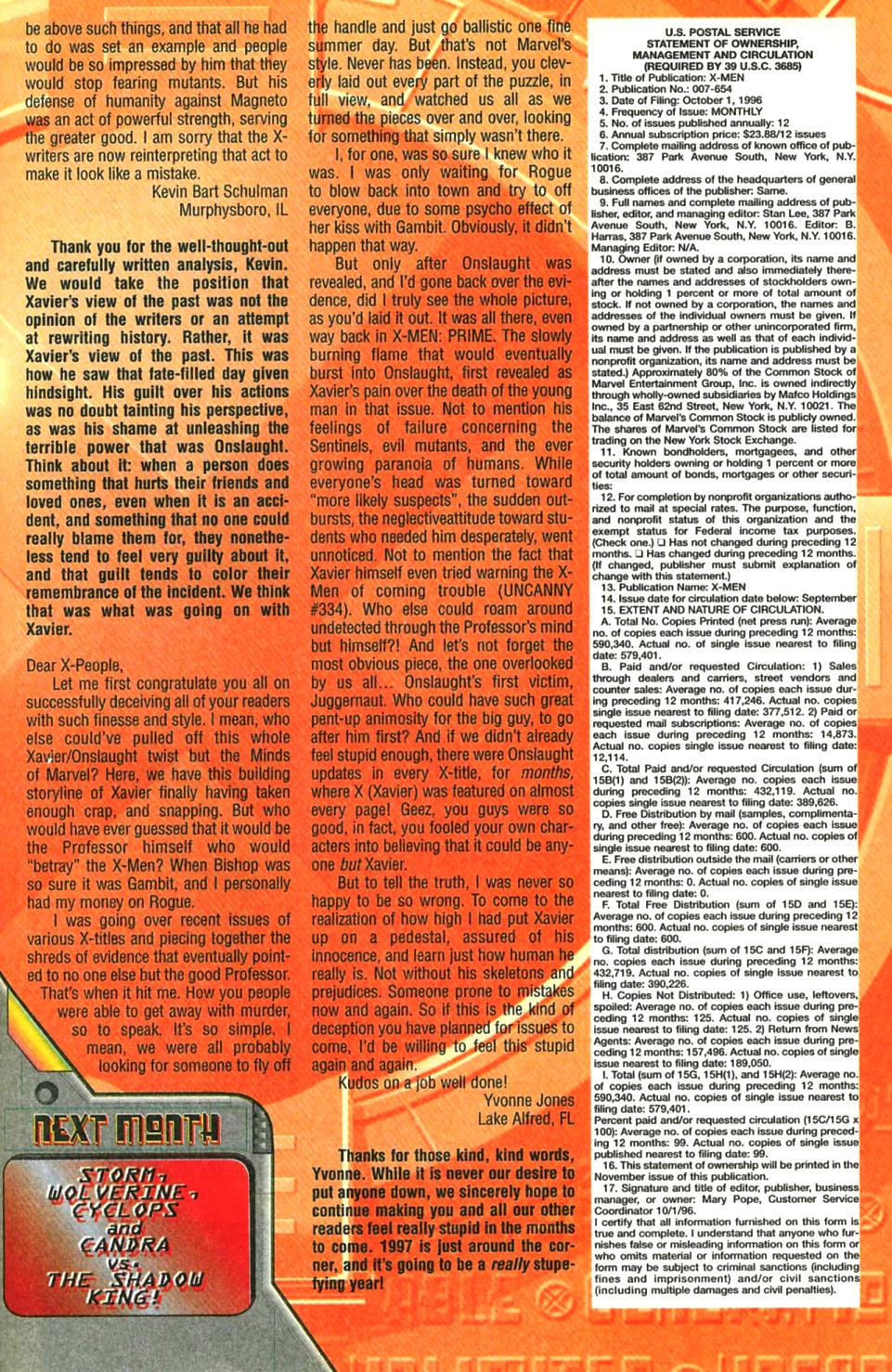 Read online X-Men (1991) comic -  Issue #60 - 24