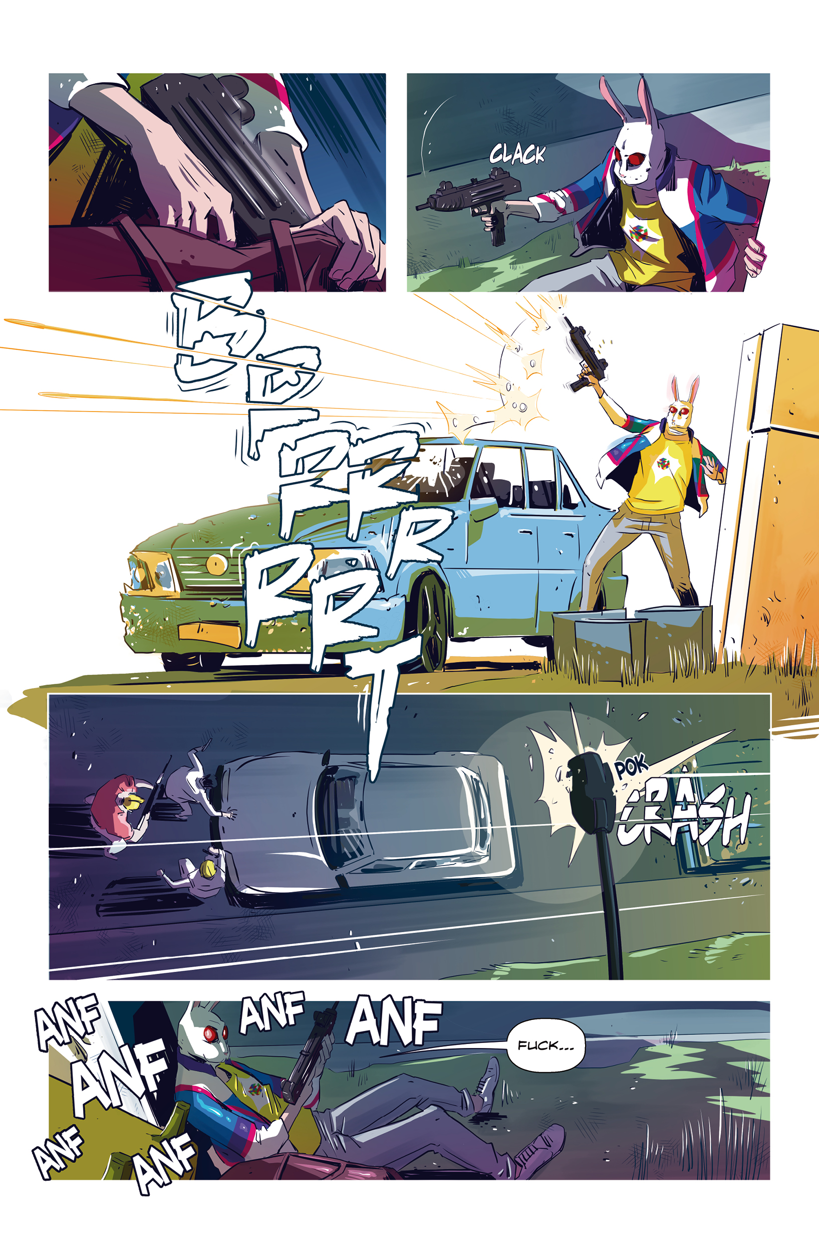 Read online Hotline Miami Wildlife comic -  Issue #2 - 7