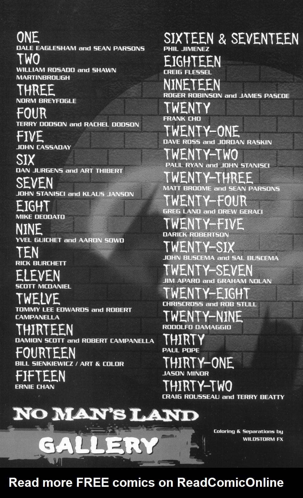 Read online Batman: No Man's Land Gallery comic -  Issue # Full - 2