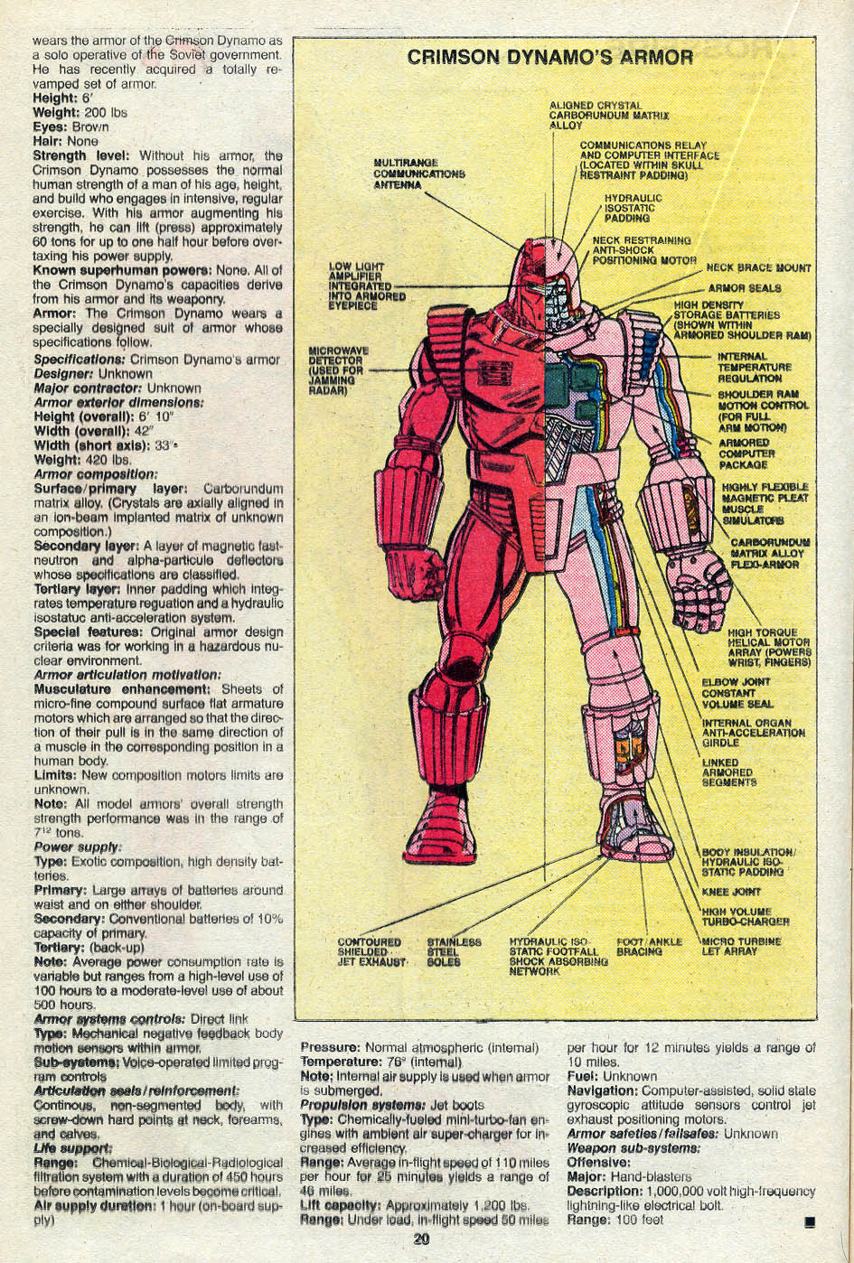 Read online The Official Handbook of the Marvel Universe Deluxe Edition comic -  Issue #3 - 22