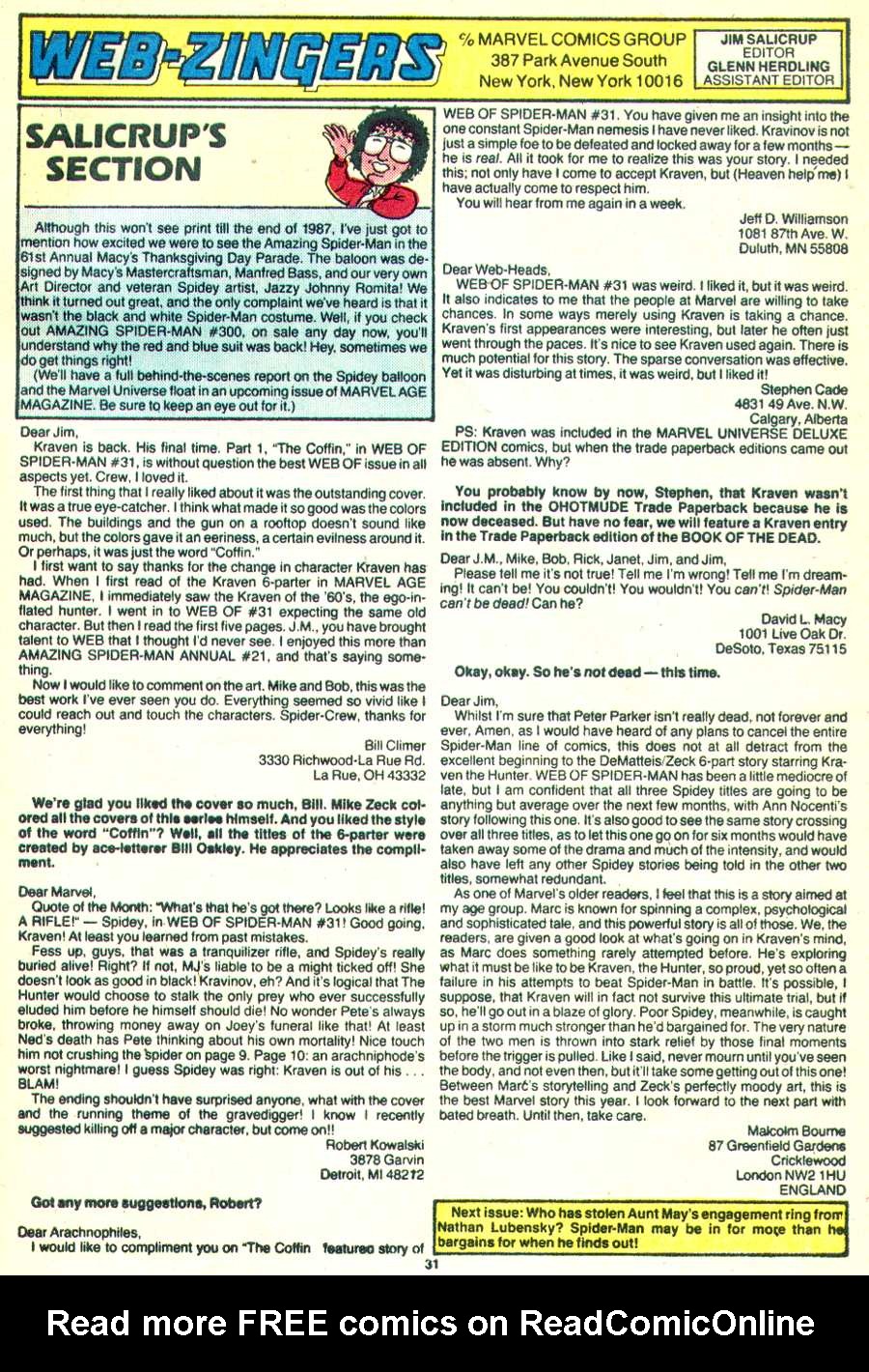 Read online Web of Spider-Man (1985) comic -  Issue #38 - 24