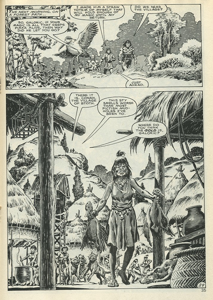 Read online The Savage Sword Of Conan comic -  Issue #137 - 36