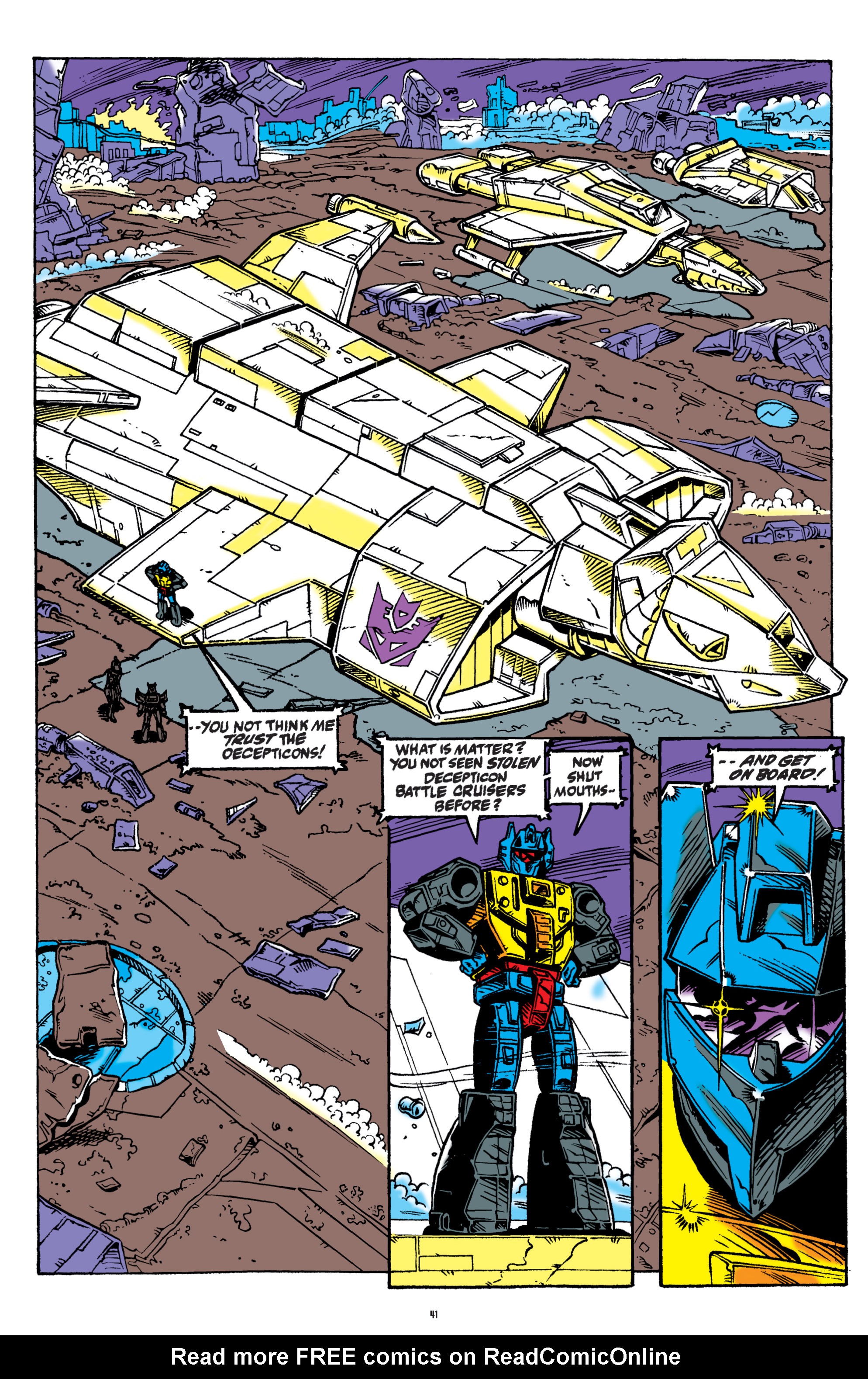 Read online The Transformers Classics comic -  Issue # TPB 7 - 42