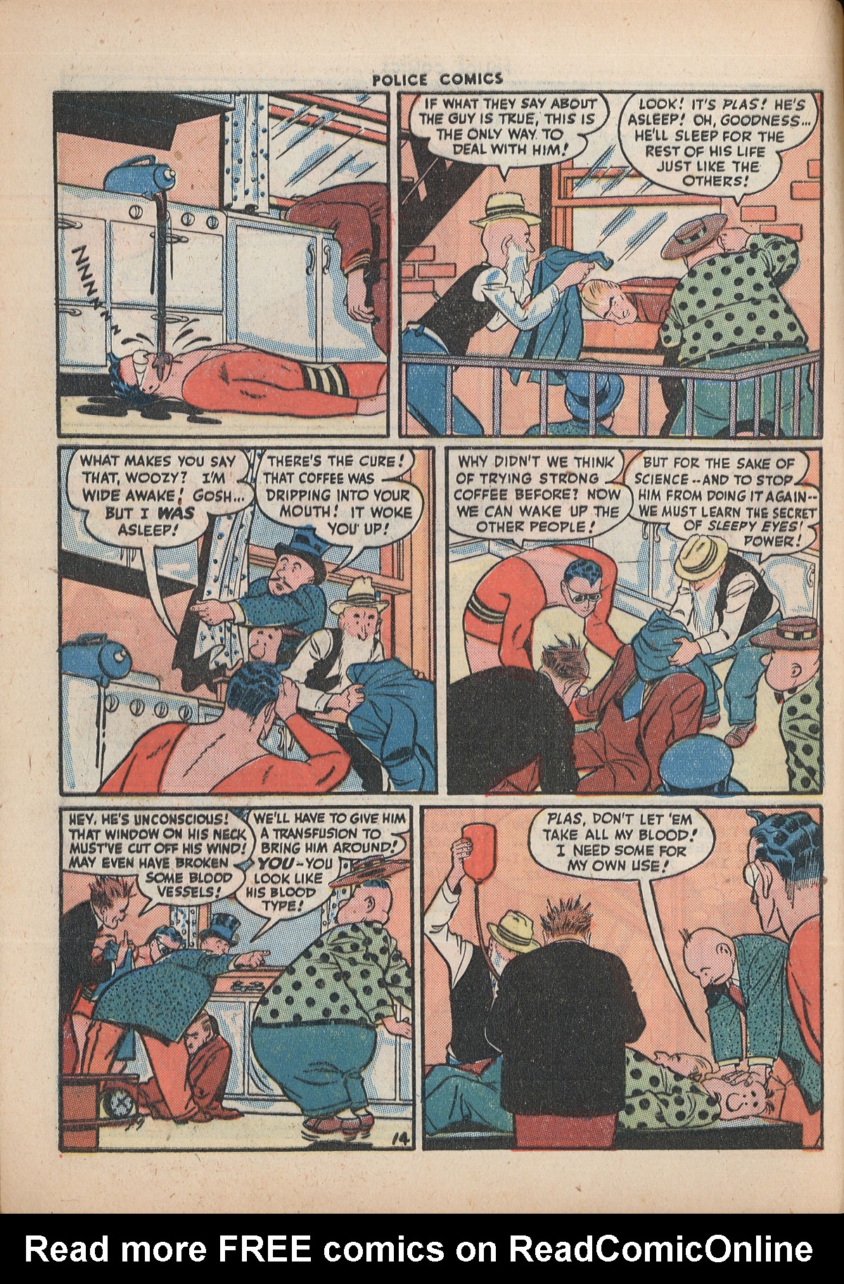 Read online Police Comics comic -  Issue #55 - 16