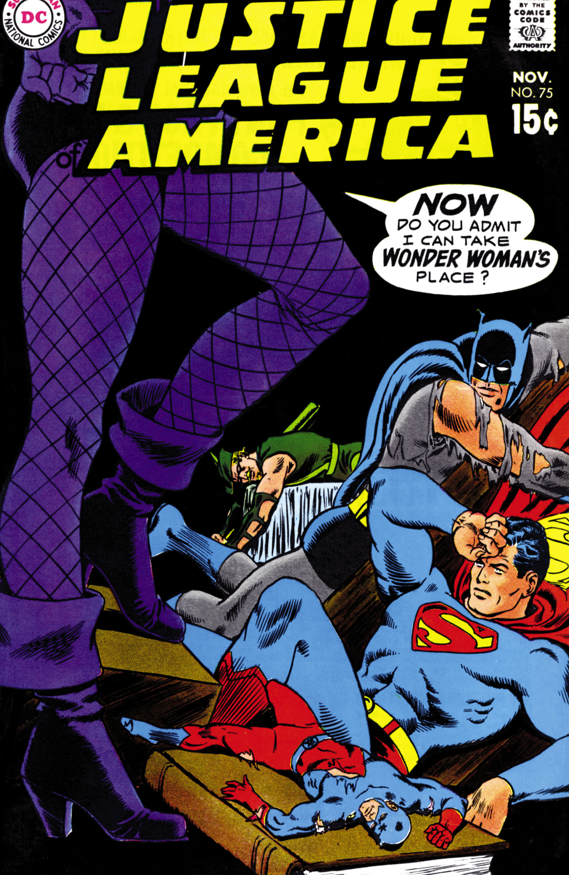 Read online Justice League of America (1960) comic -  Issue #75 - 1