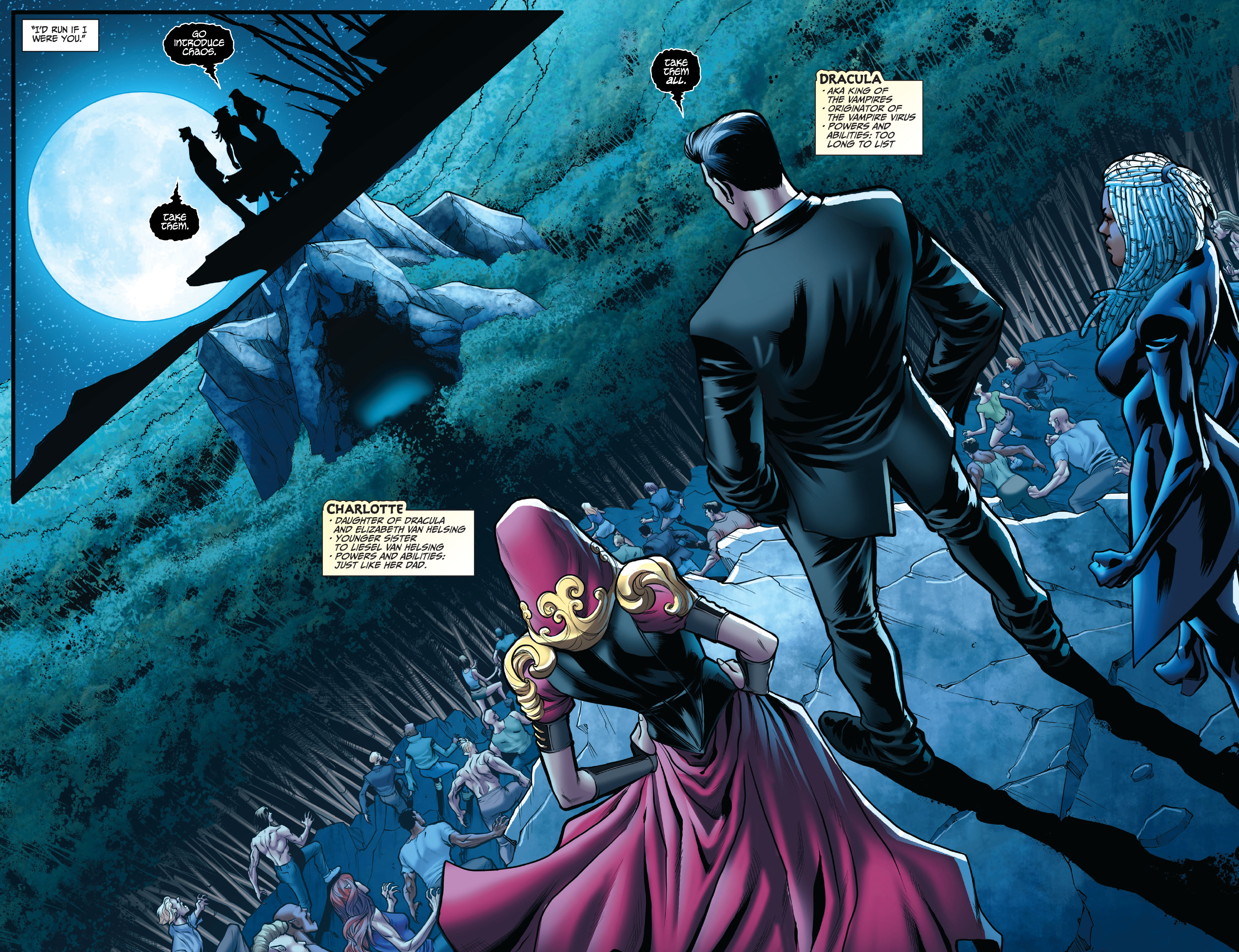 Read online Van Helsing vs The League of Monsters comic -  Issue #1 - 6