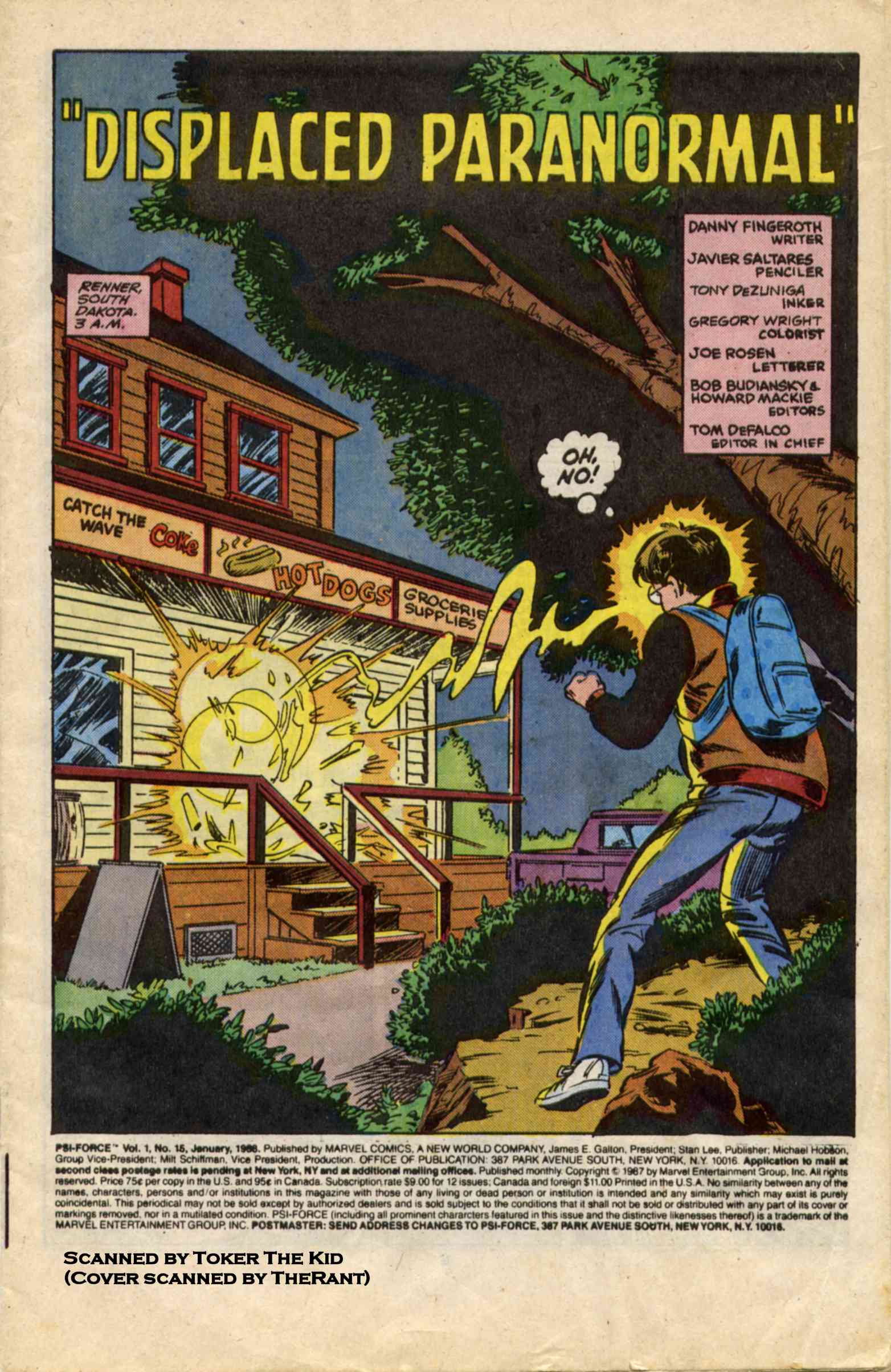 Read online Psi-Force comic -  Issue #15 - 2