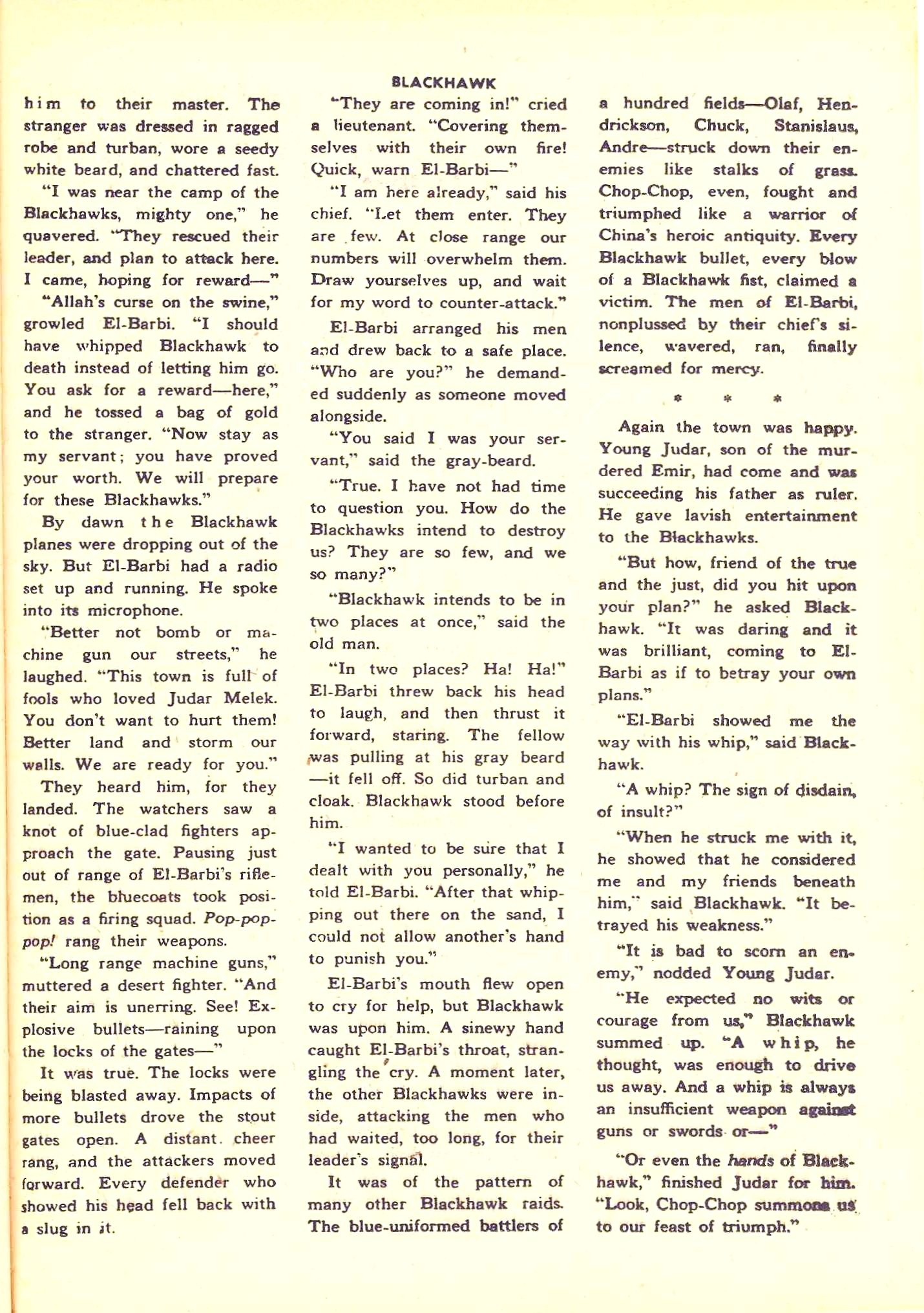 Read online Blackhawk (1957) comic -  Issue #11 - 35