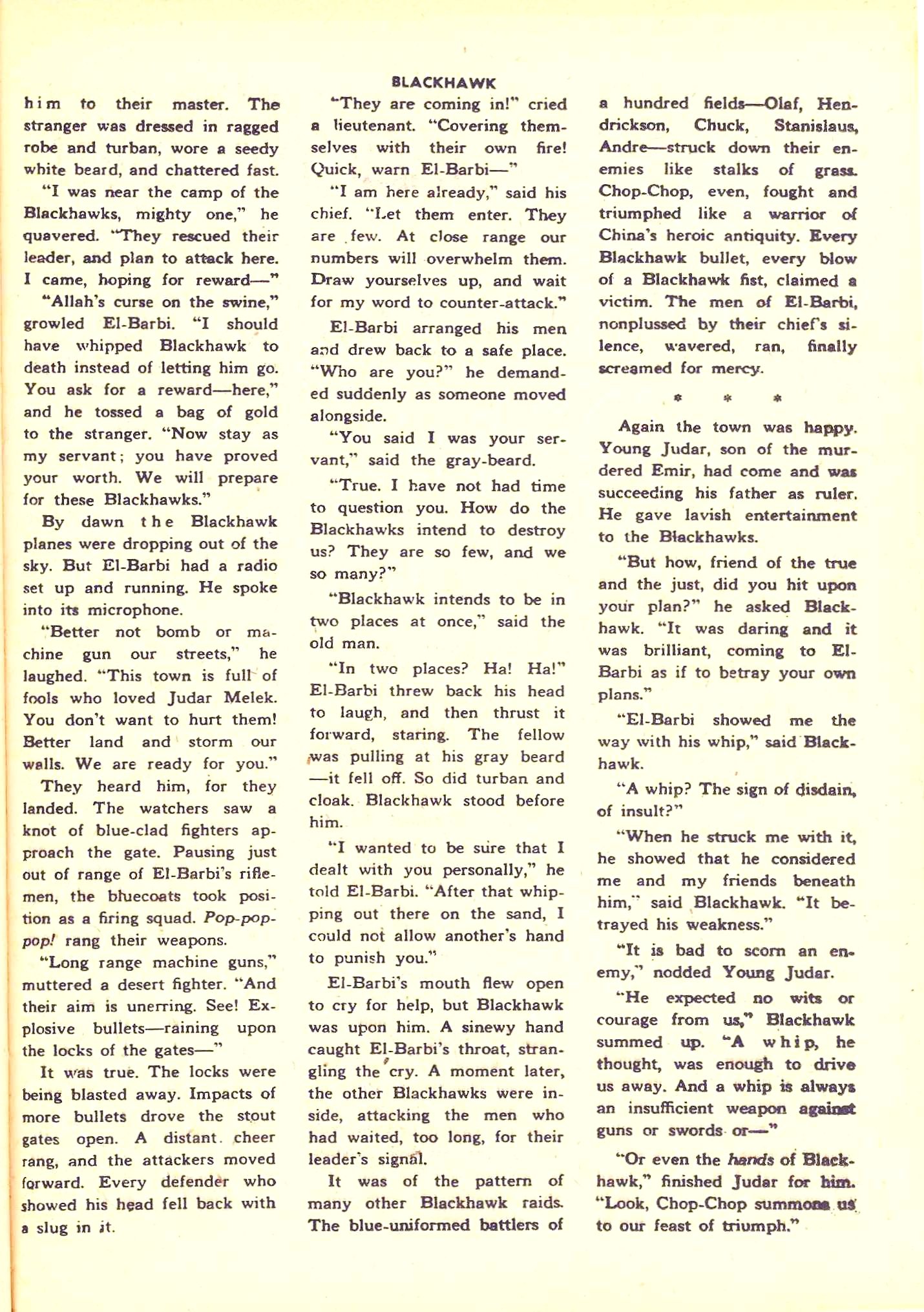 Read online Blackhawk (1957) comic -  Issue #11 - 35