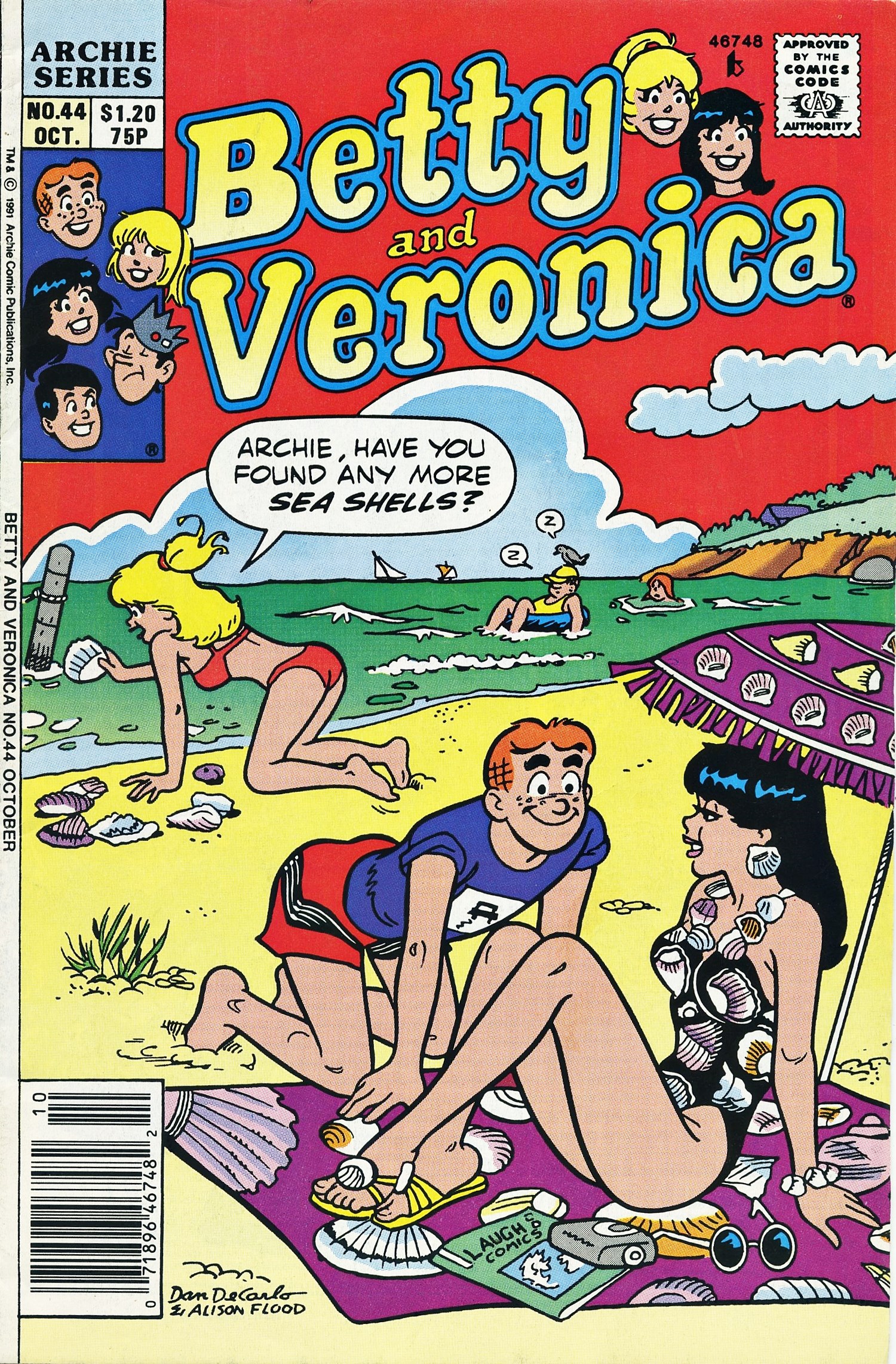 Read online Betty and Veronica (1987) comic -  Issue #44 - 1