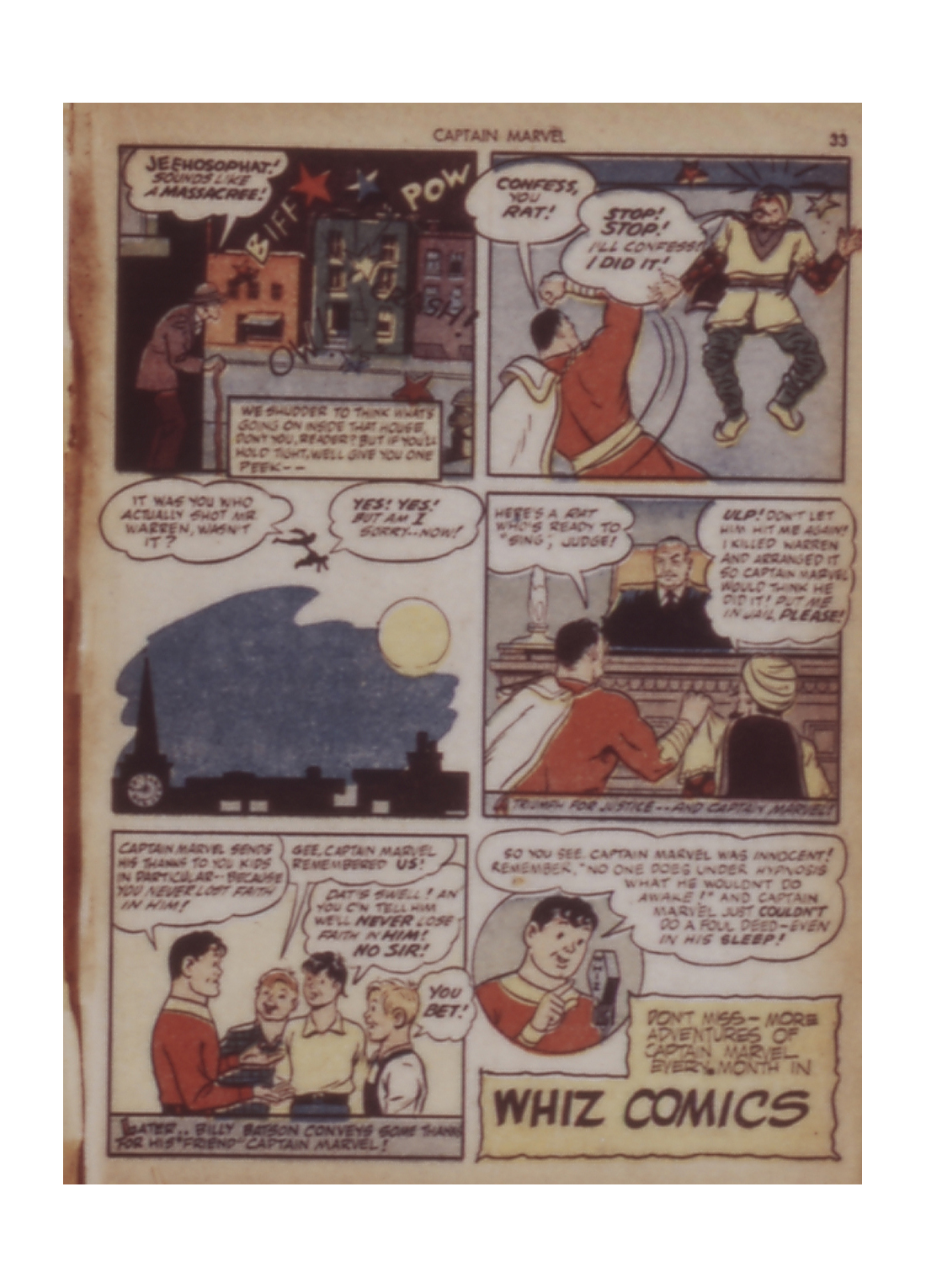 Read online Captain Marvel Adventures comic -  Issue #15 - 34