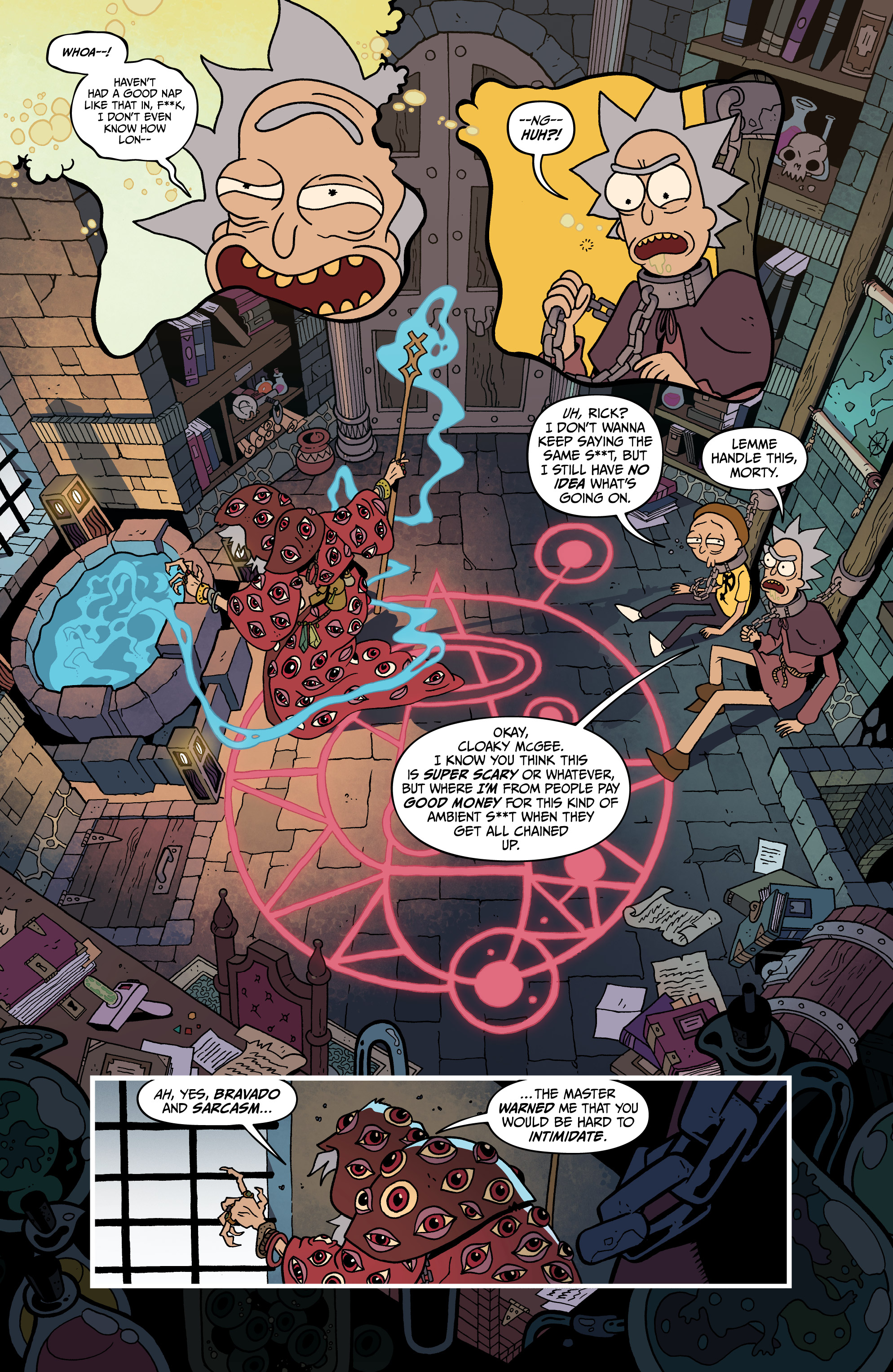 Read online Rick and Morty vs. Dungeons & Dragons II: Painscape comic -  Issue #1 - 16