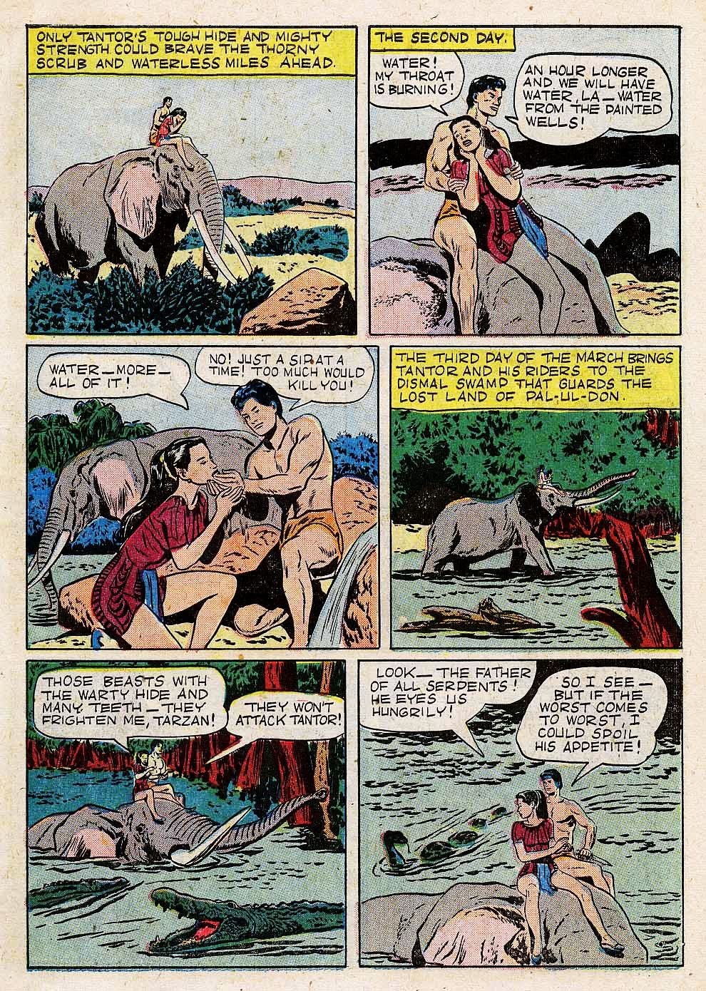 Read online Tarzan (1948) comic -  Issue #15 - 7