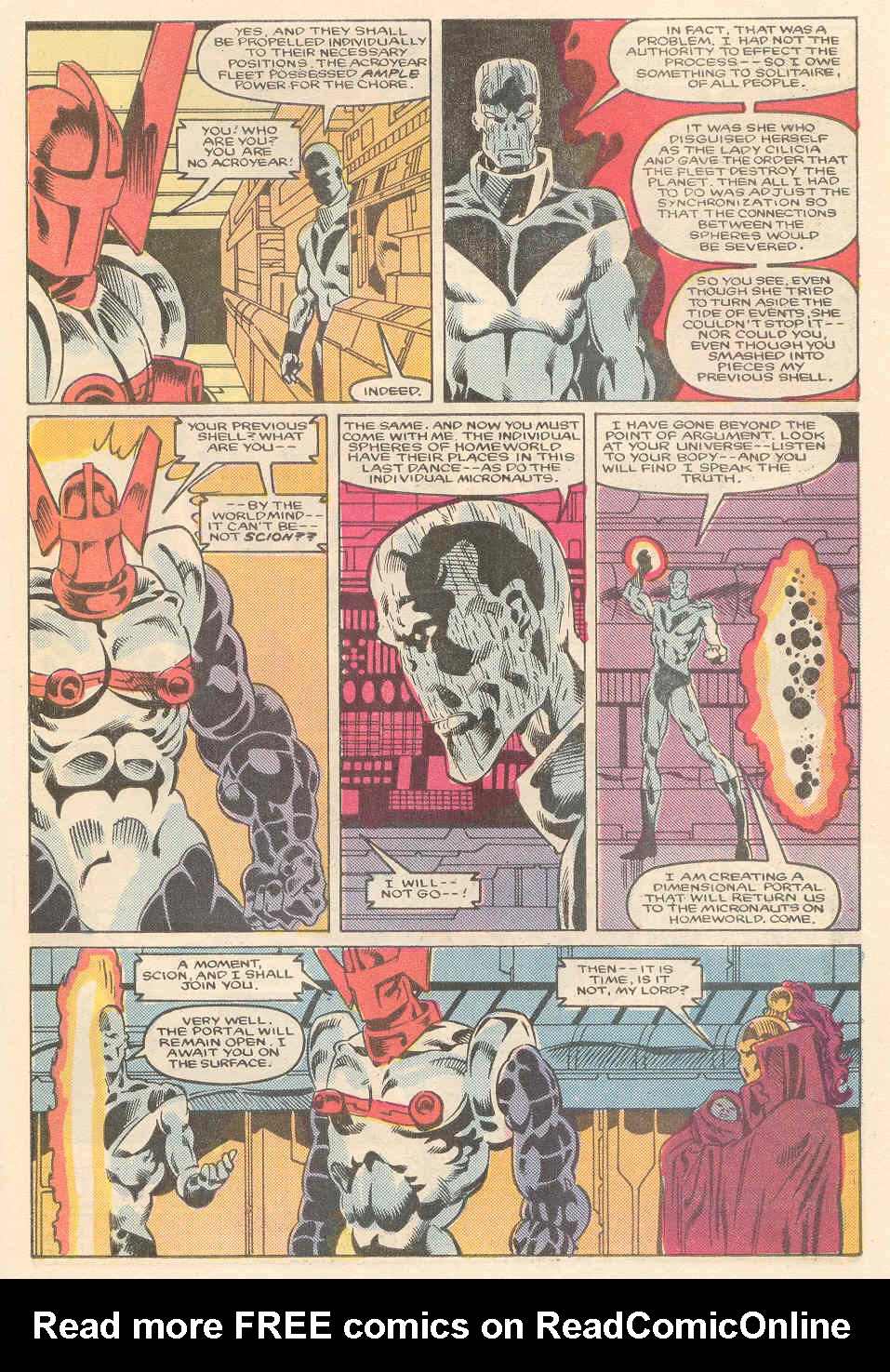 Read online Micronauts: The New Voyages comic -  Issue #18 - 22
