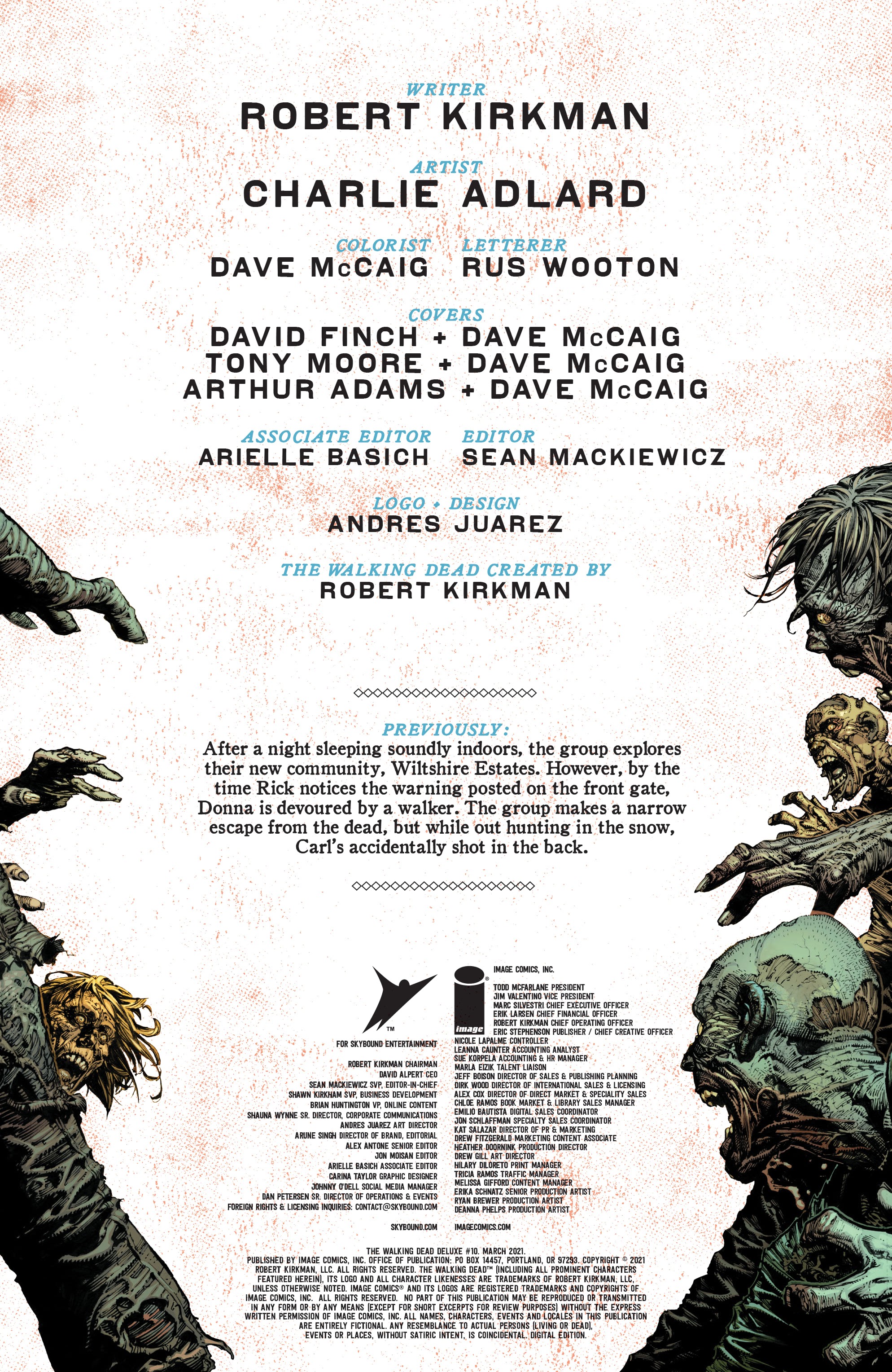 Read online The Walking Dead Deluxe comic -  Issue #10 - 2