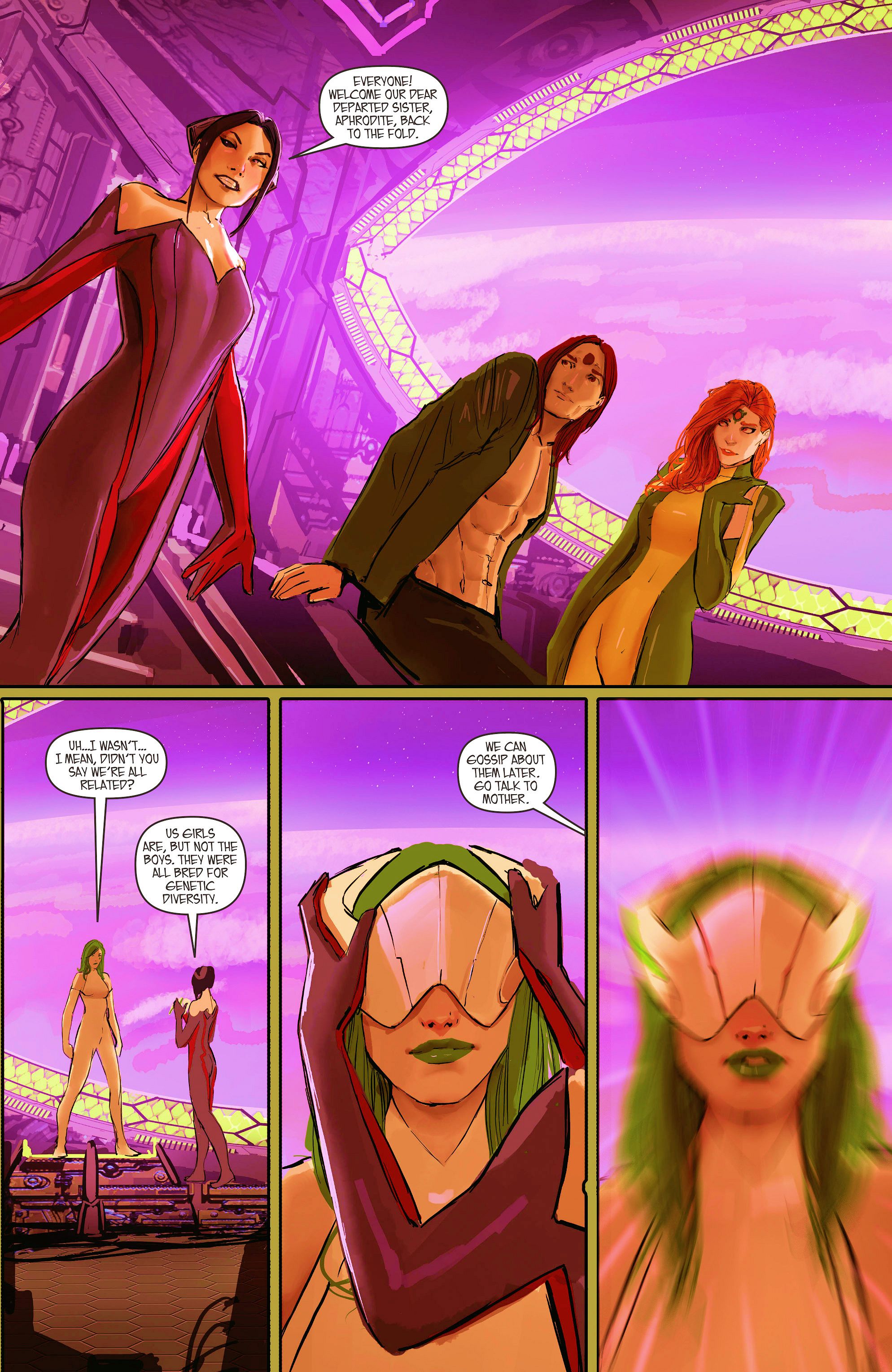 Read online Aphrodite IX (2013) comic -  Issue #11 - 6