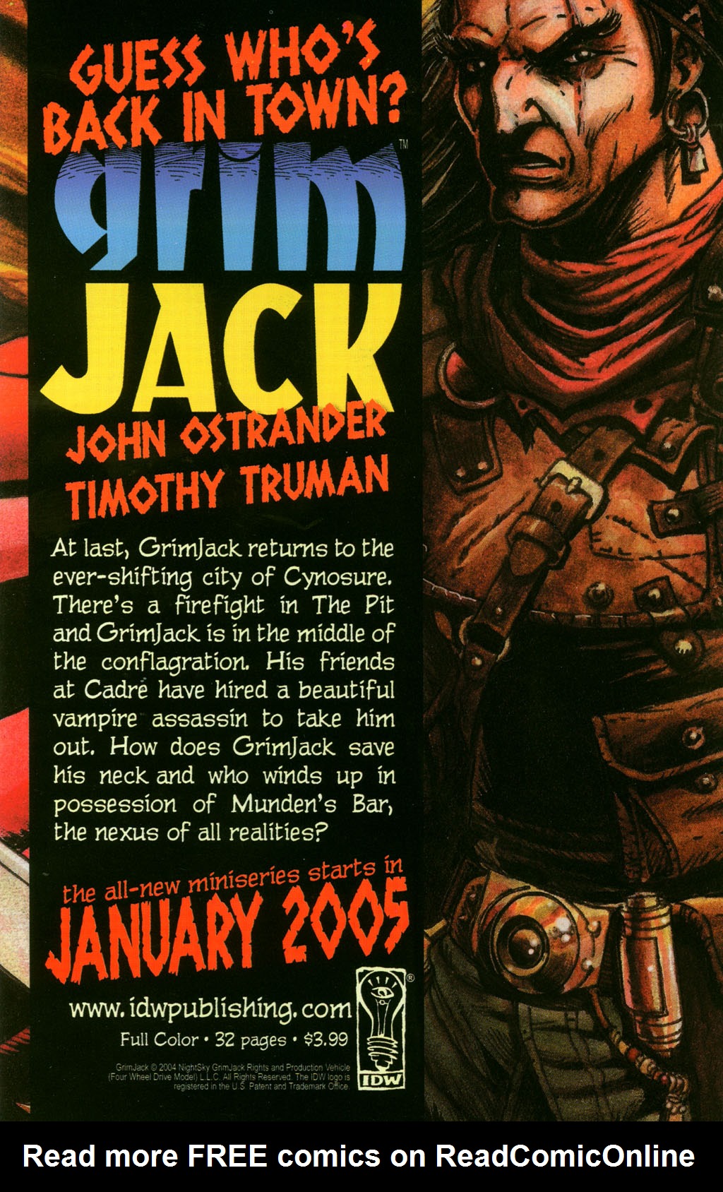 Read online Grimjack: Killer Instinct comic -  Issue # _Ashcan Edition - 19