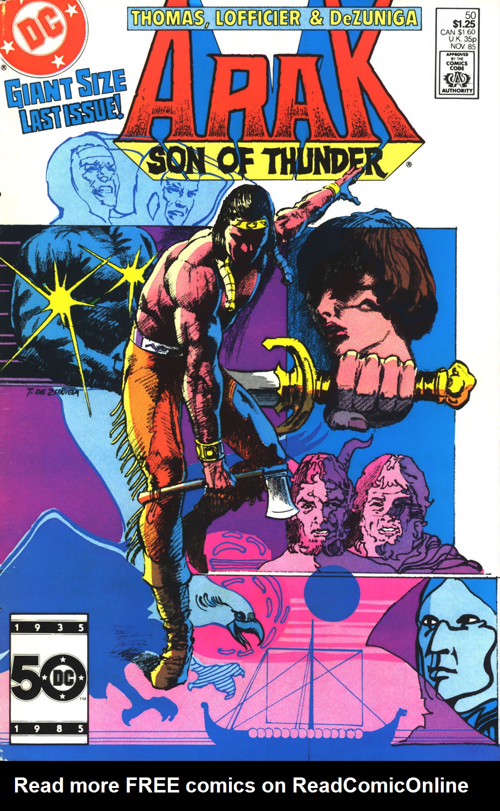 Read online Arak Son of Thunder comic -  Issue #50 - 1