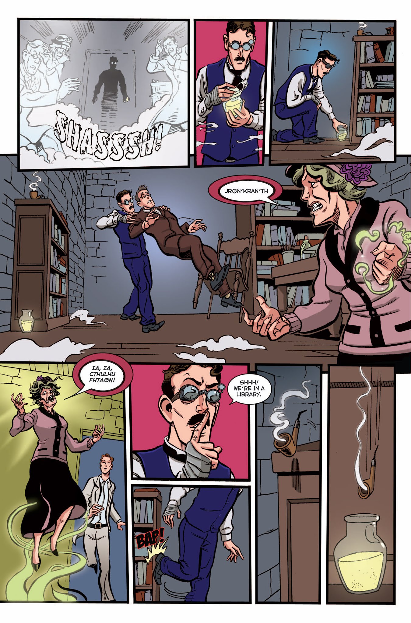 Read online Herald: Lovecraft and Tesla comic -  Issue #3 - 19