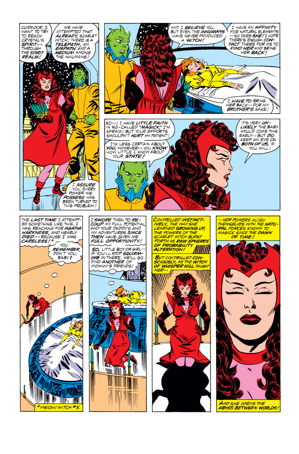 Read online The Vision and the Scarlet Witch (1985) comic -  Issue #10 - 18