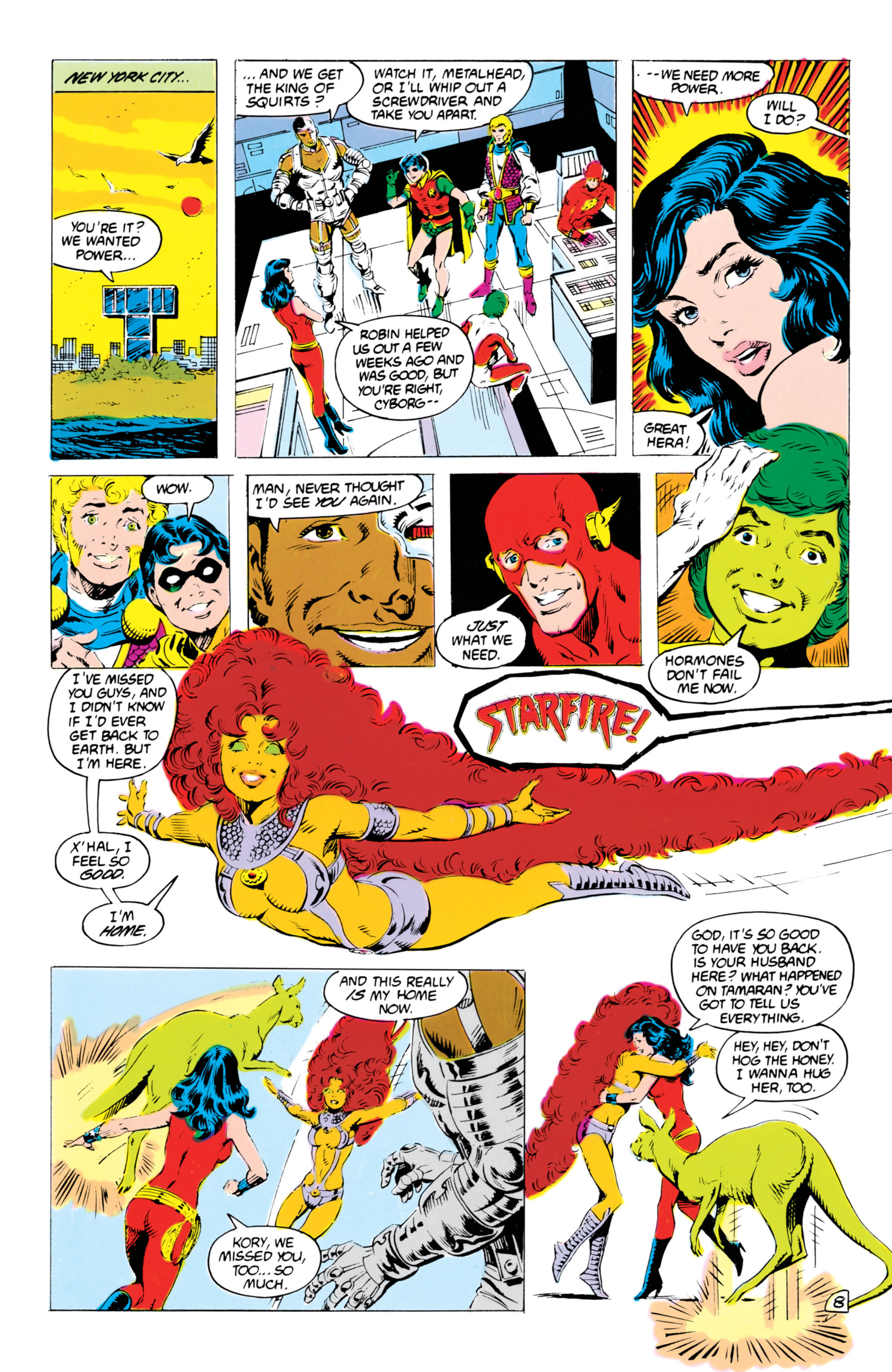 Read online The New Teen Titans (1984) comic -  Issue #26 - 9