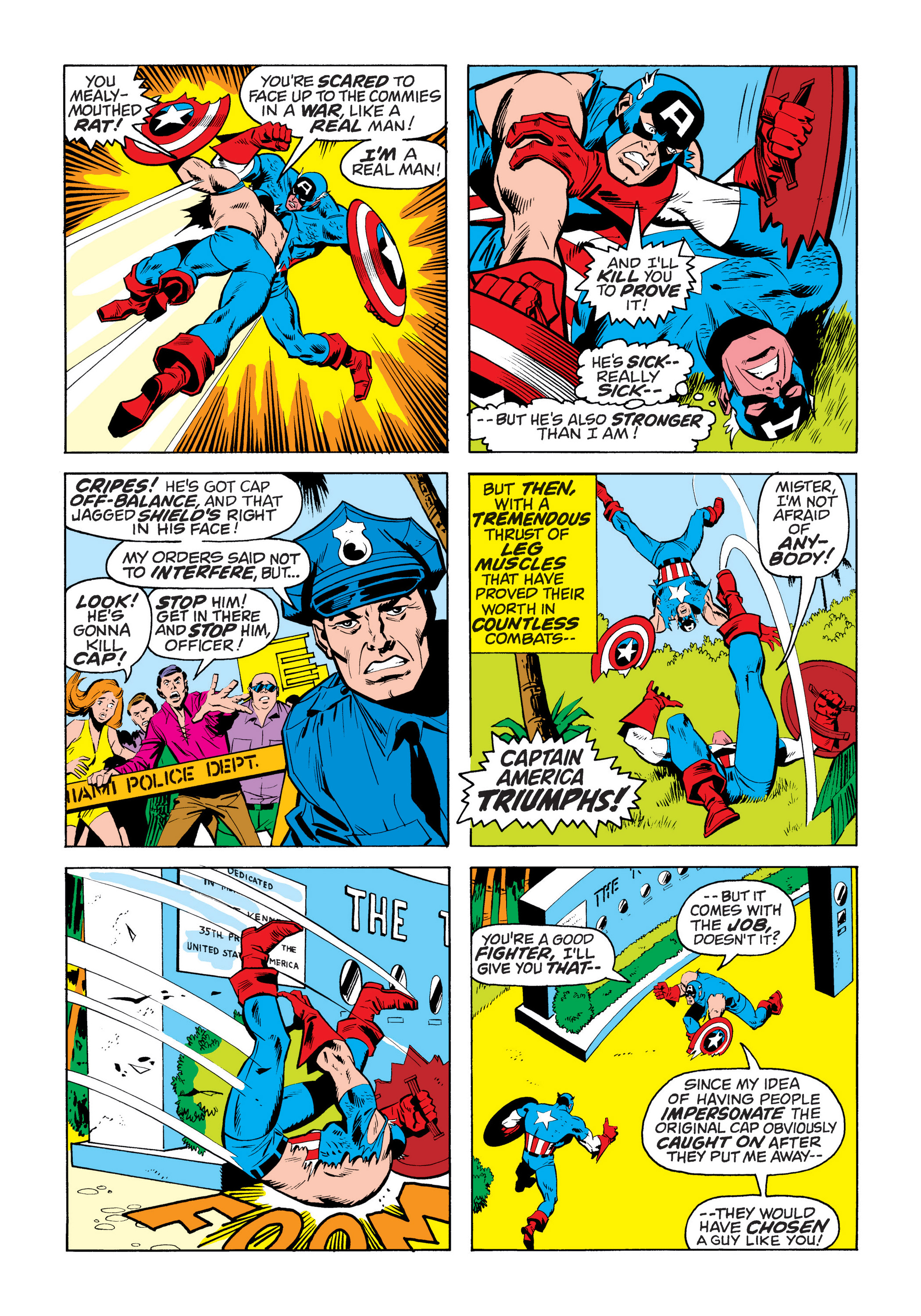 Read online Marvel Masterworks: Captain America comic -  Issue # TPB 7 (Part 2) - 75