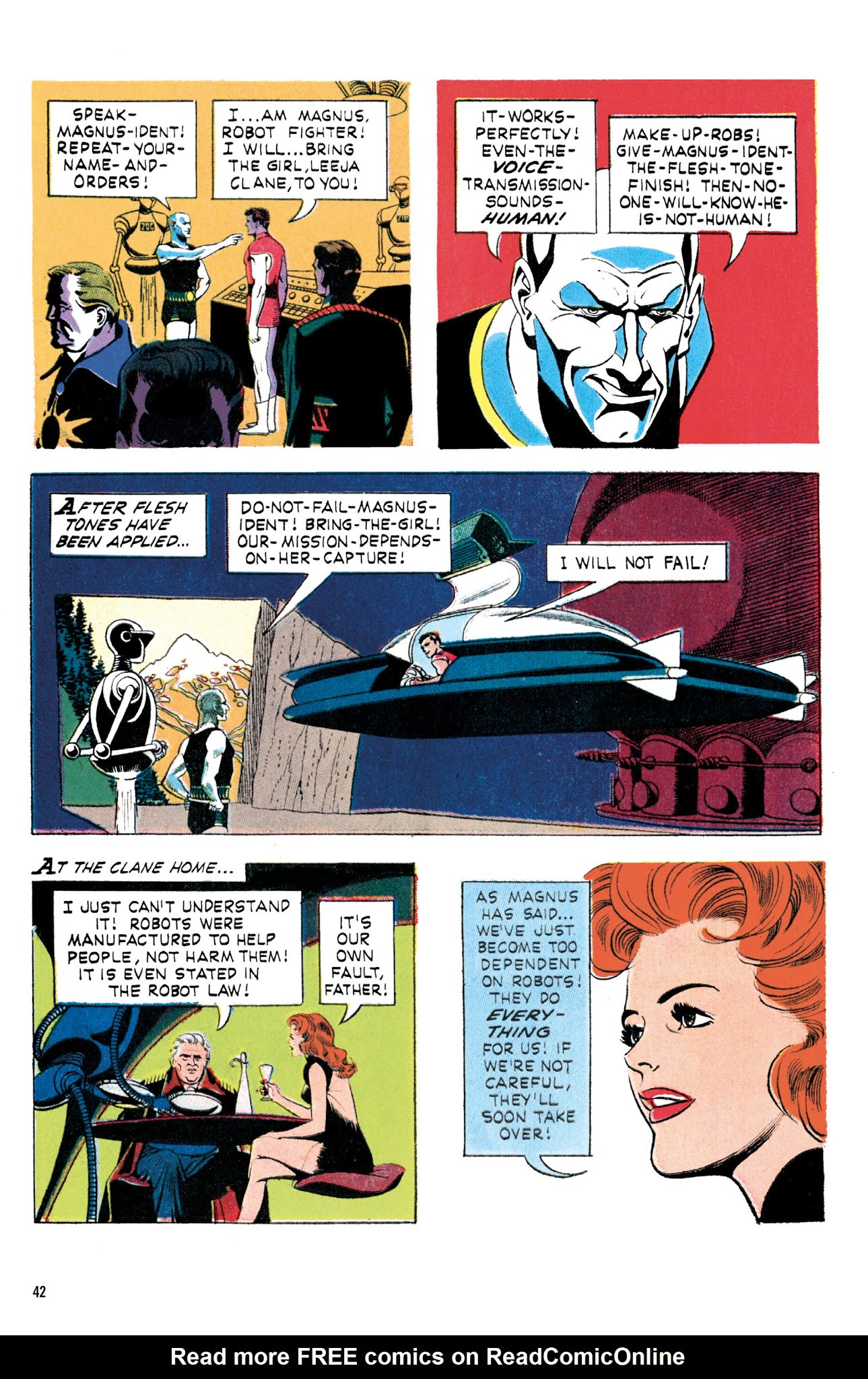 Read online Magnus, Robot Fighter Archives comic -  Issue # TPB 1 (Part 1) - 44