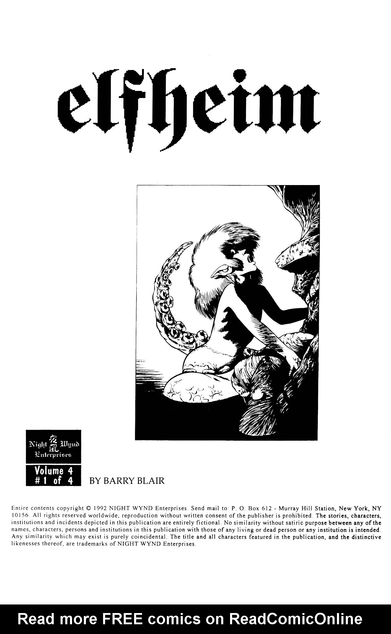 Read online Elfheim (1993) comic -  Issue #1 - 2