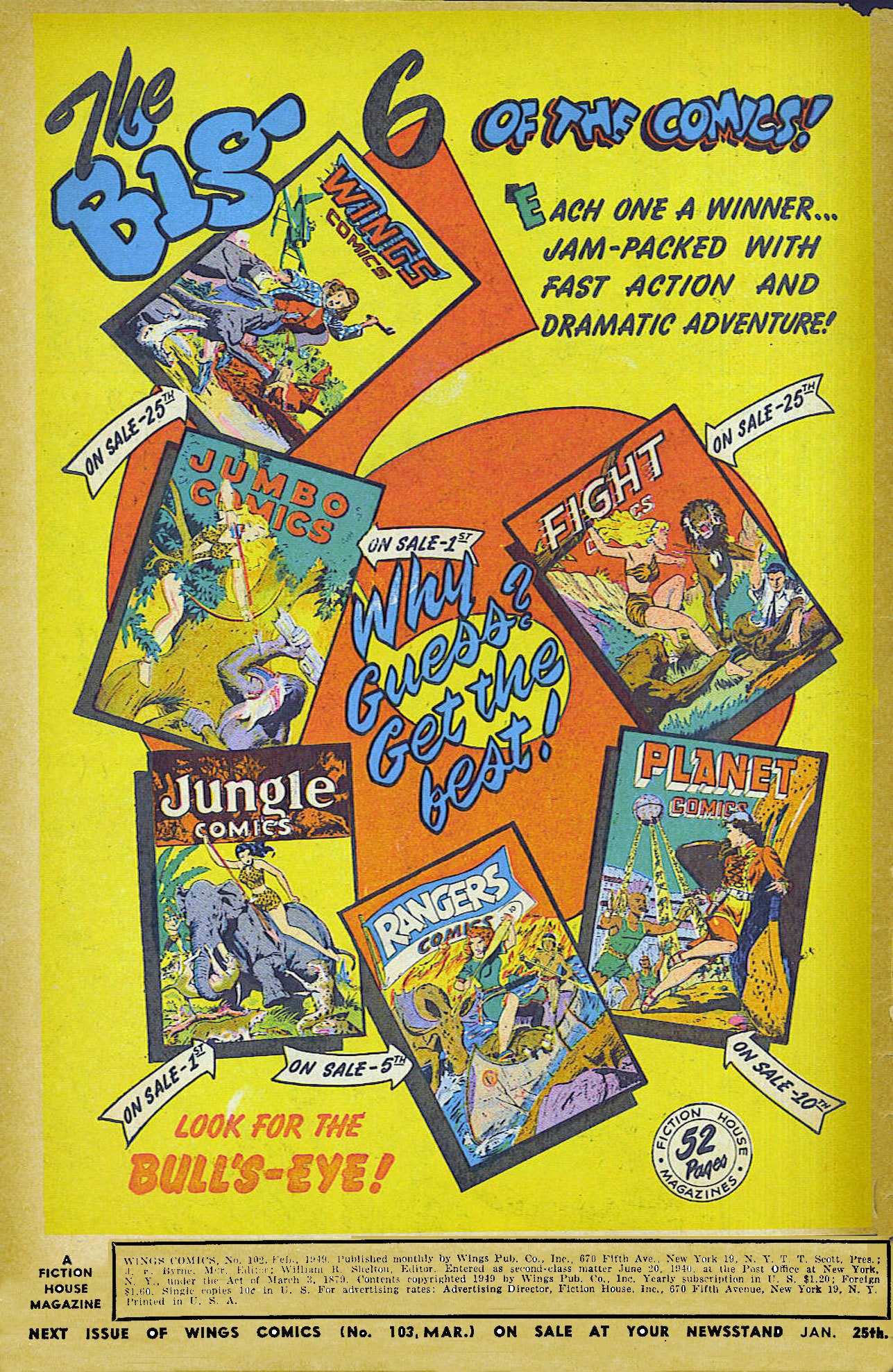 Read online Wings Comics comic -  Issue #102 - 2