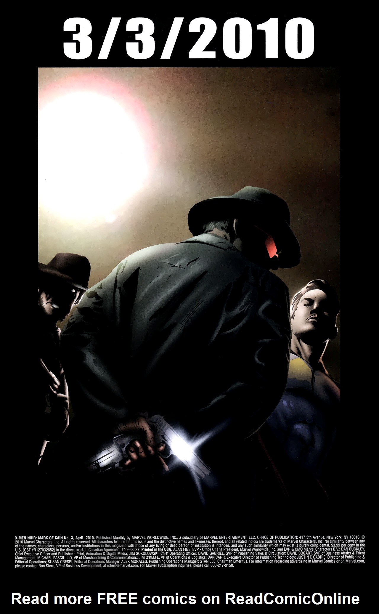 Read online X-Men Noir: Mark of Cain comic -  Issue #3 - 26