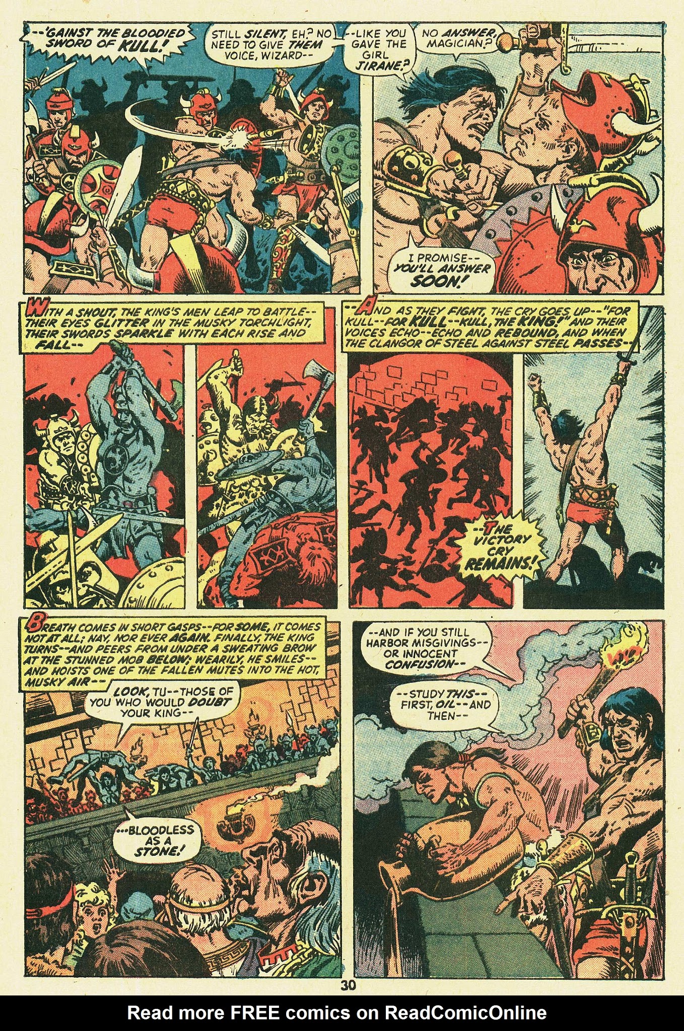 Read online Kull, the Conqueror (1971) comic -  Issue #4 - 20