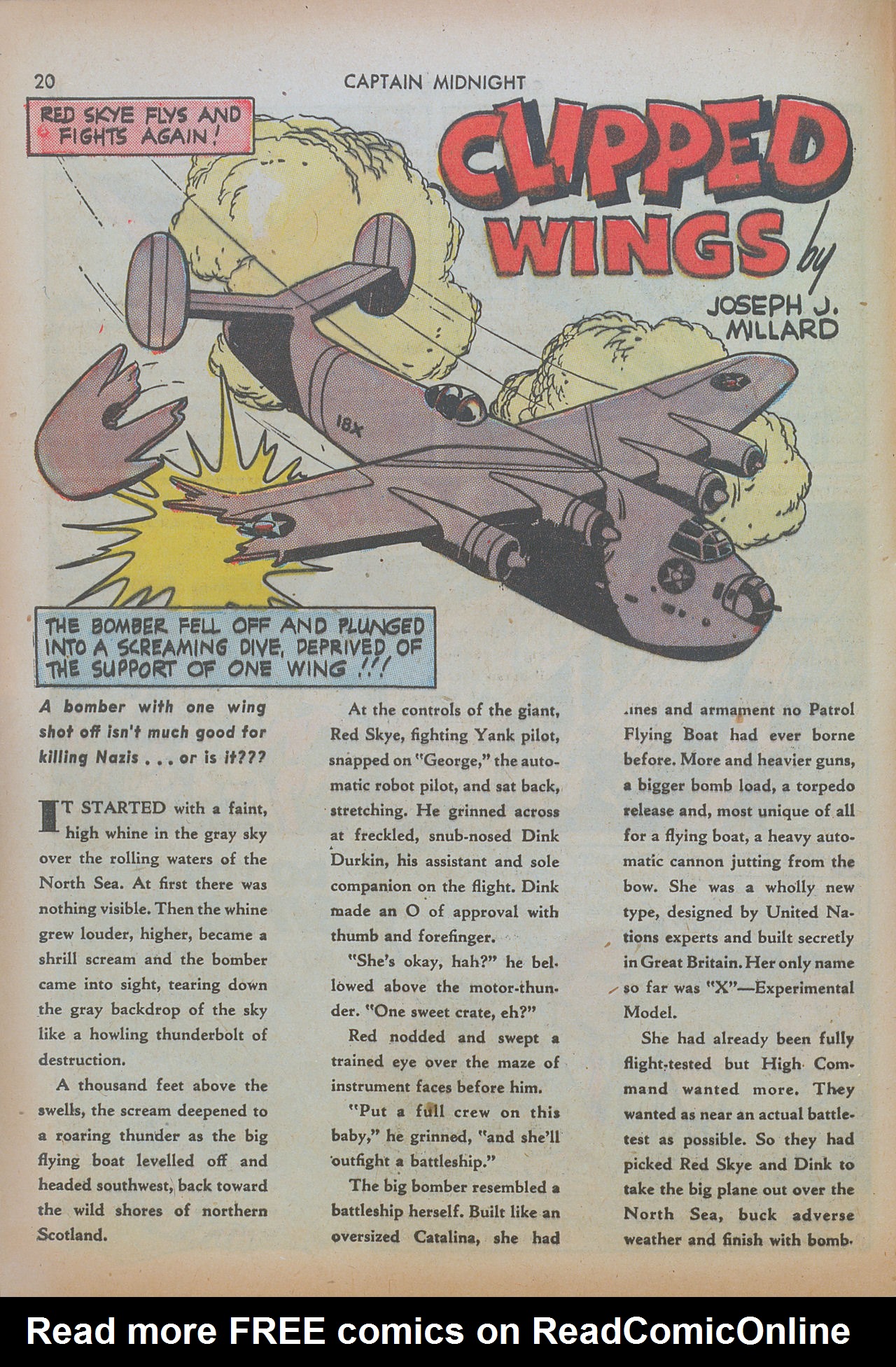 Read online Captain Midnight (1942) comic -  Issue #8 - 20