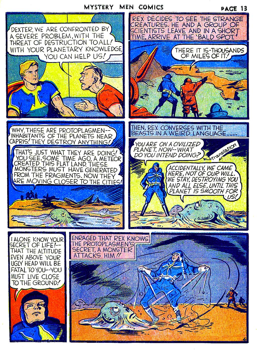 Read online Mystery Men Comics comic -  Issue #6 - 15