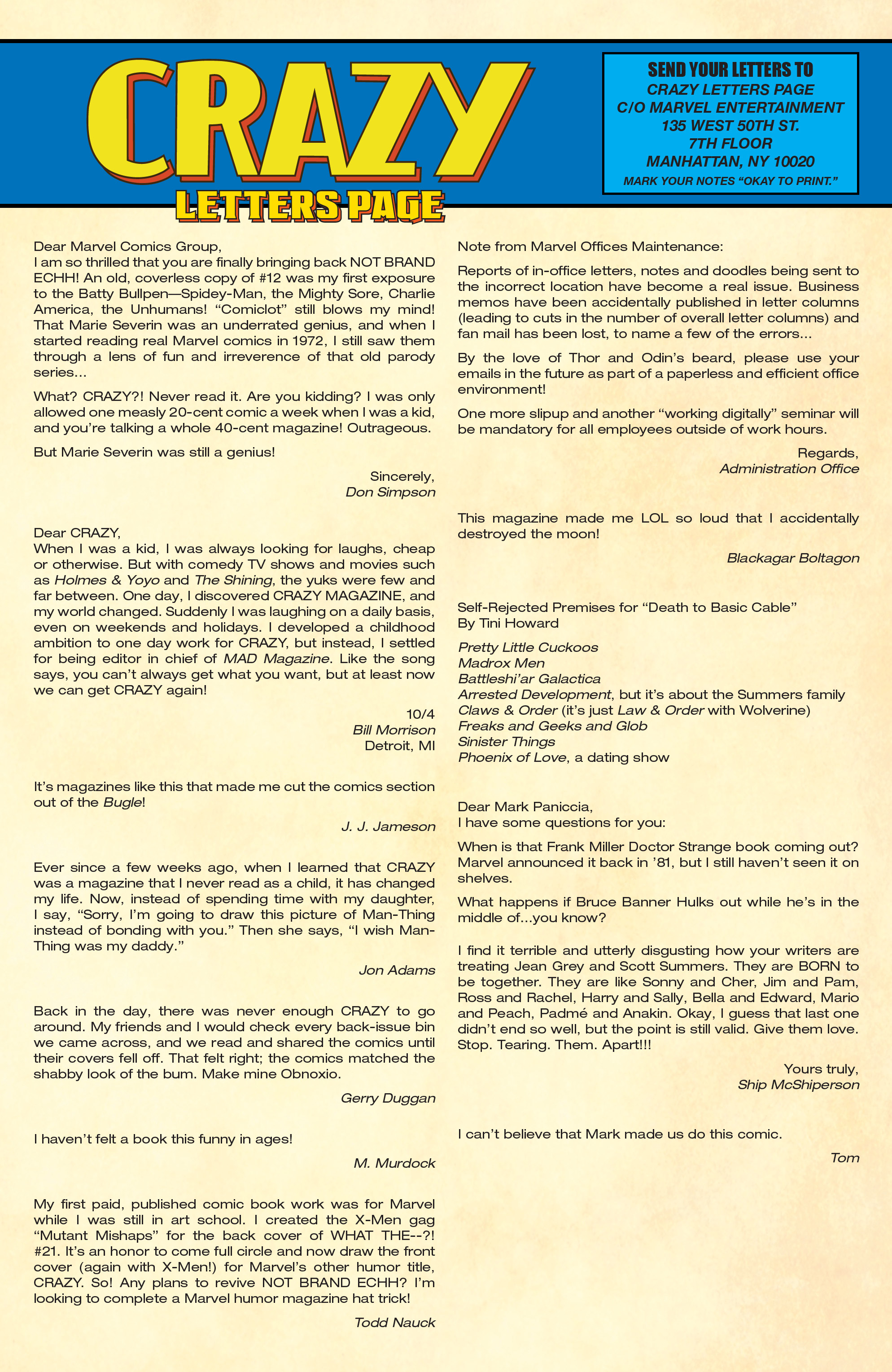 Read online Crazy (2019) comic -  Issue # Full - 31