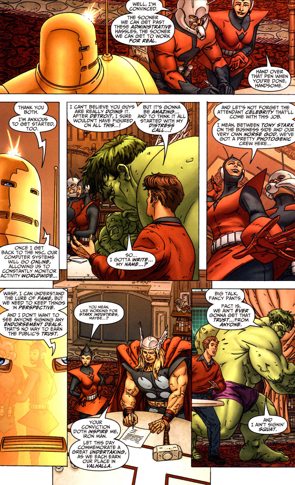 Read online Avengers: Earth's Mightiest Heroes (2005) comic -  Issue #1 - 9