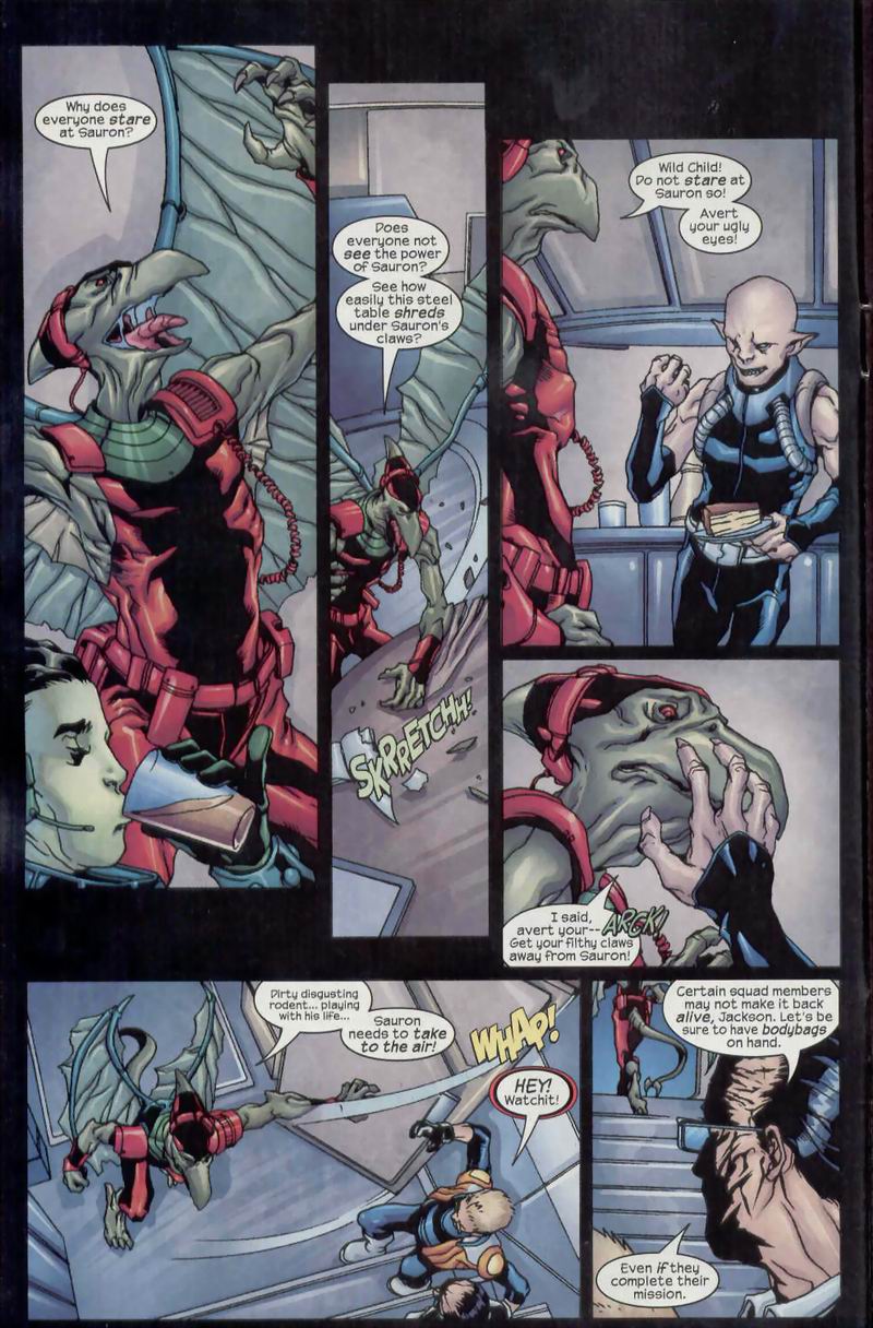 Read online Weapon X: The Draft comic -  Issue # Issue Sauron - 5