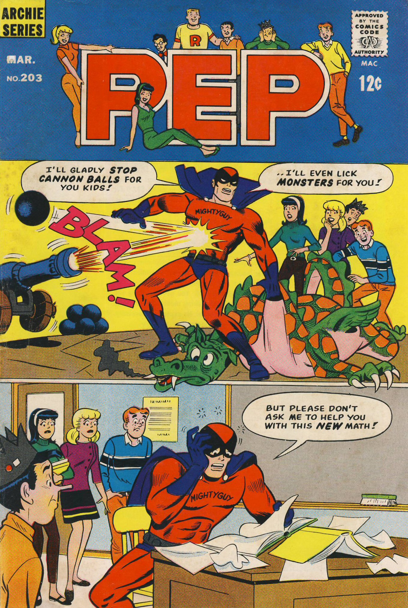 Read online Pep Comics comic -  Issue #203 - 1