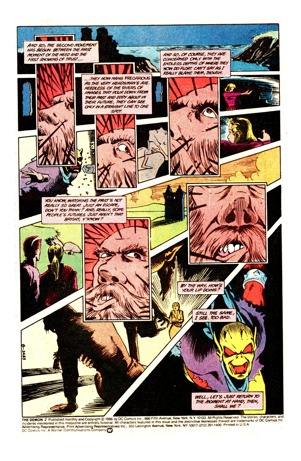Read online The Demon (1987) comic -  Issue #2 - 2